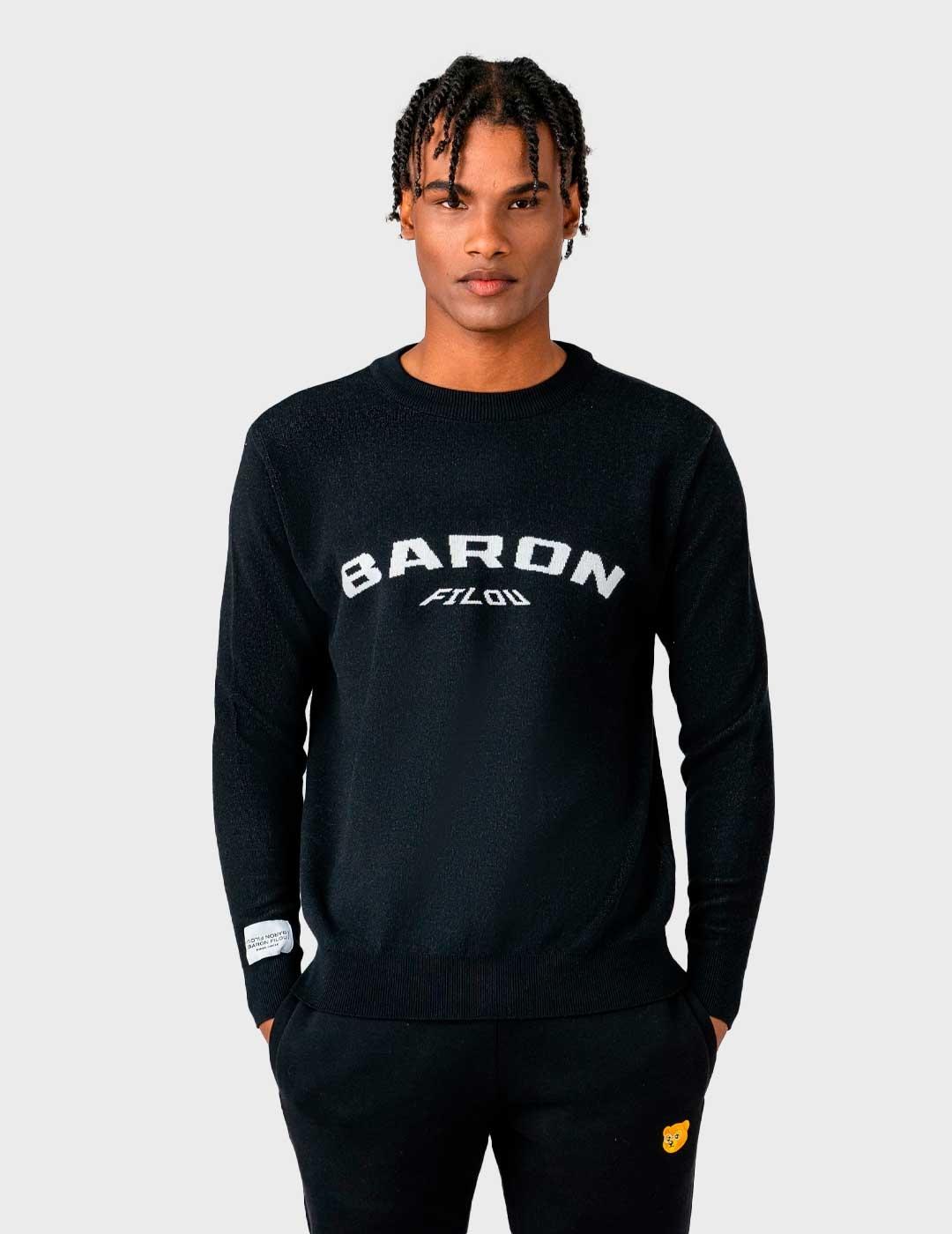 Jersey Baron Filou Knit Pullover negro unisex
