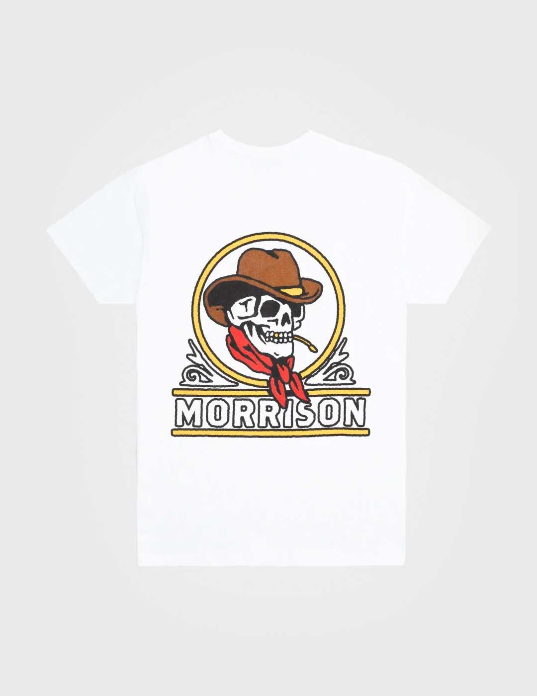 Camiseta Morrison Crazy Clay blanca para hombre y mujer