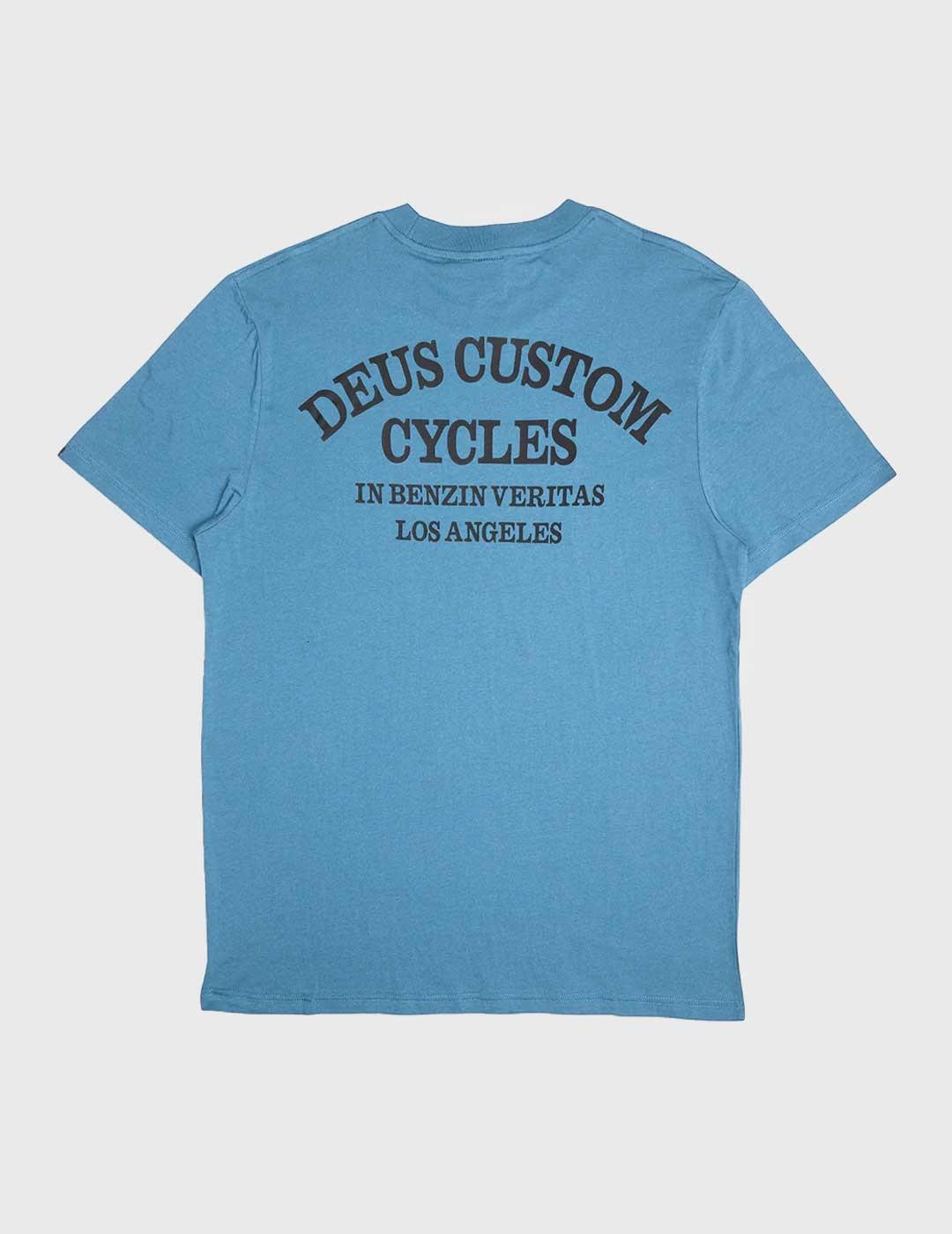 Camiseta Deus Ex Machina Clutch Tee azul para hombre