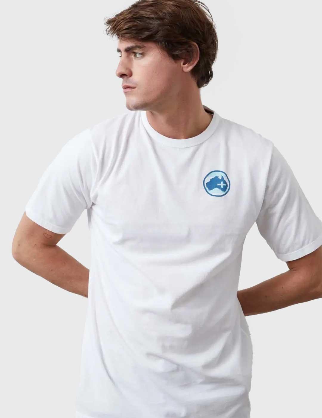 Altonadock Camiseta blanca para hombre