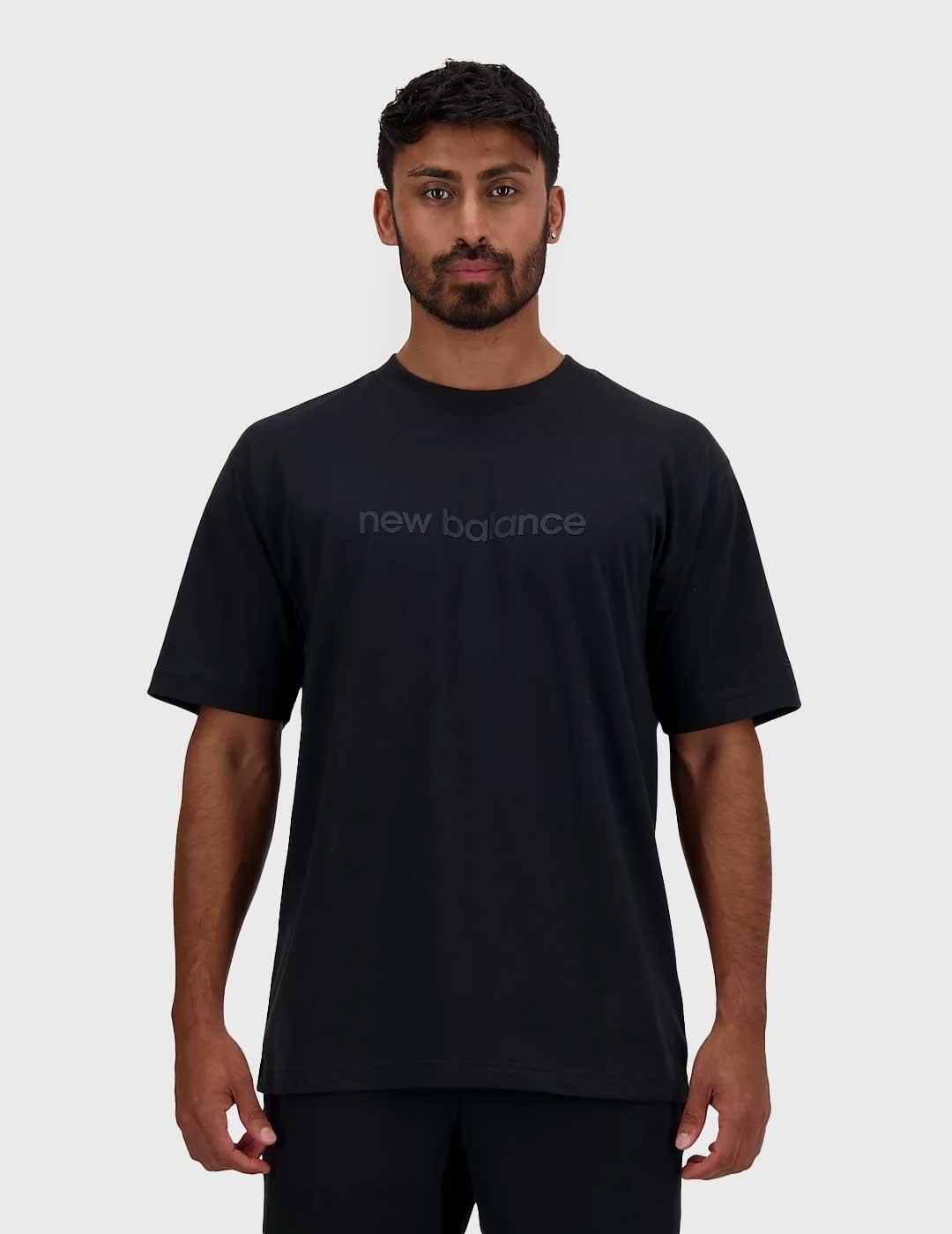 New Balance Hyper Density Graphic Camiseta negra para hombre