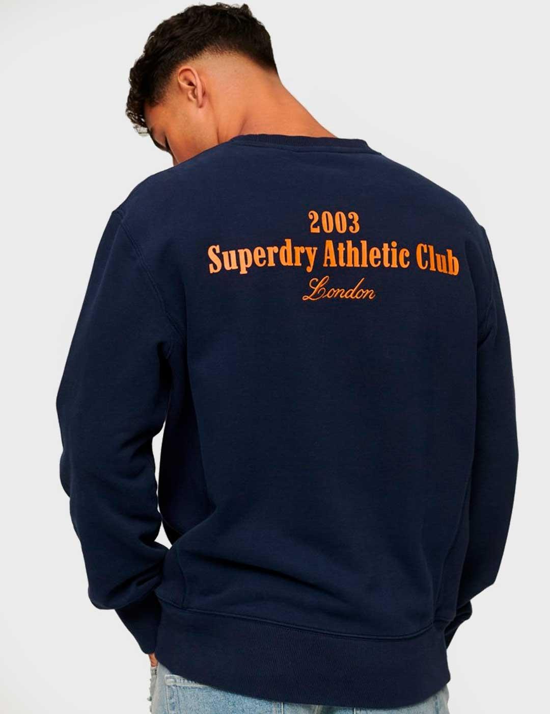 Sudadera Superdry Code Athletic Club azul para hombre