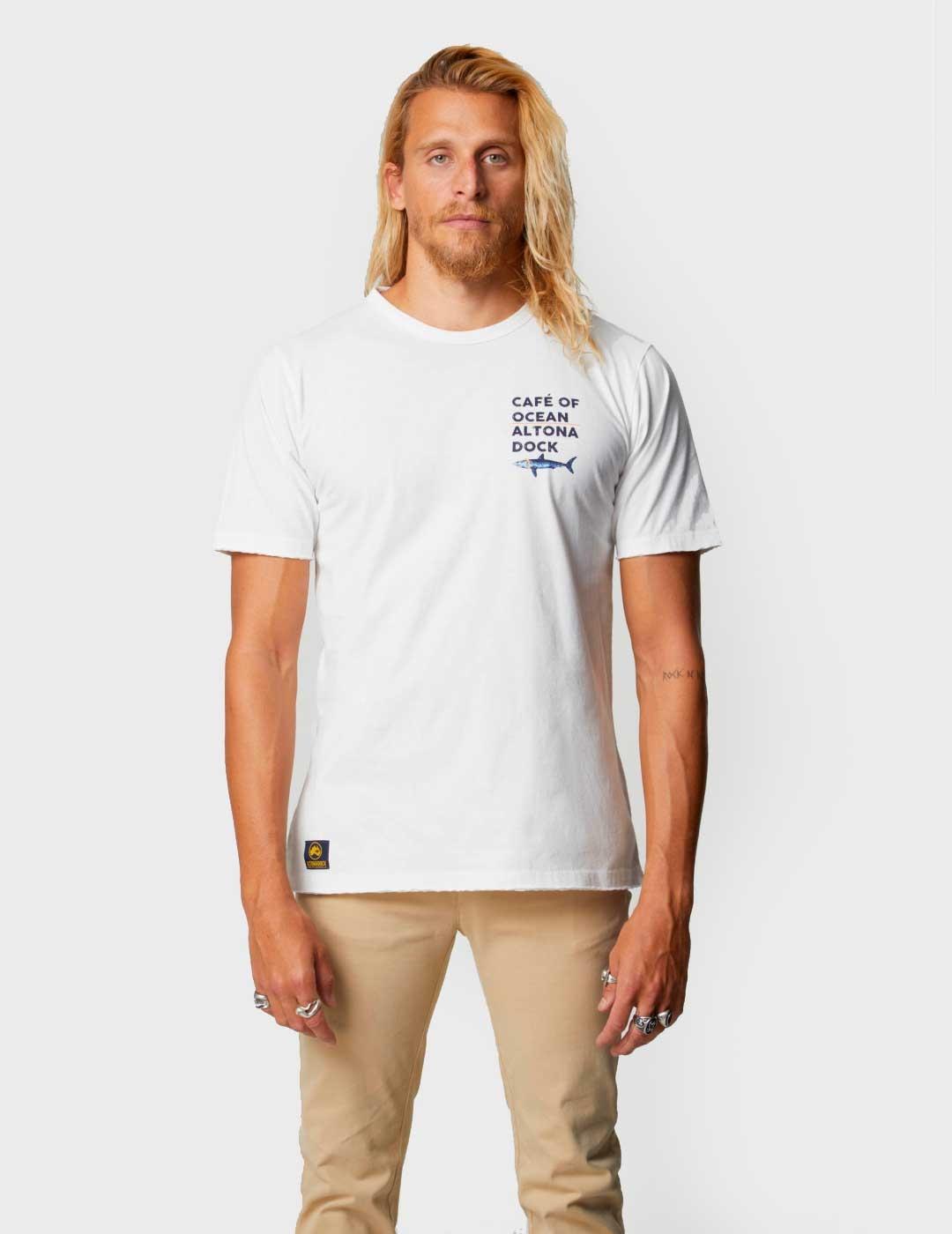 Camiseta Altonadock blanca para hombre