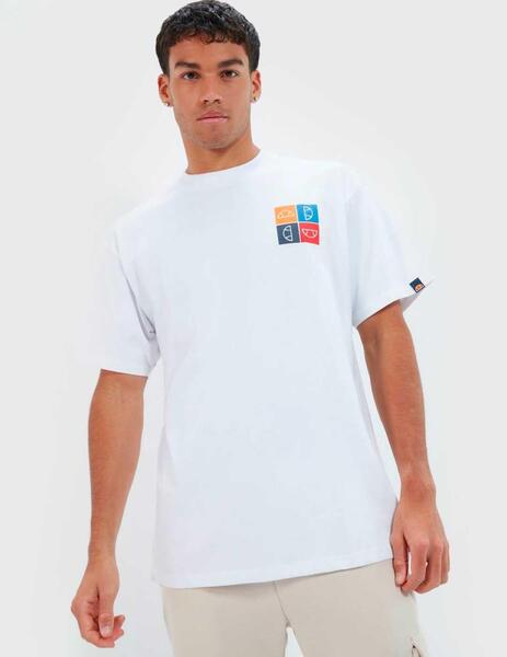 Camiseta Ellesse Rolletto blanca para hombre
