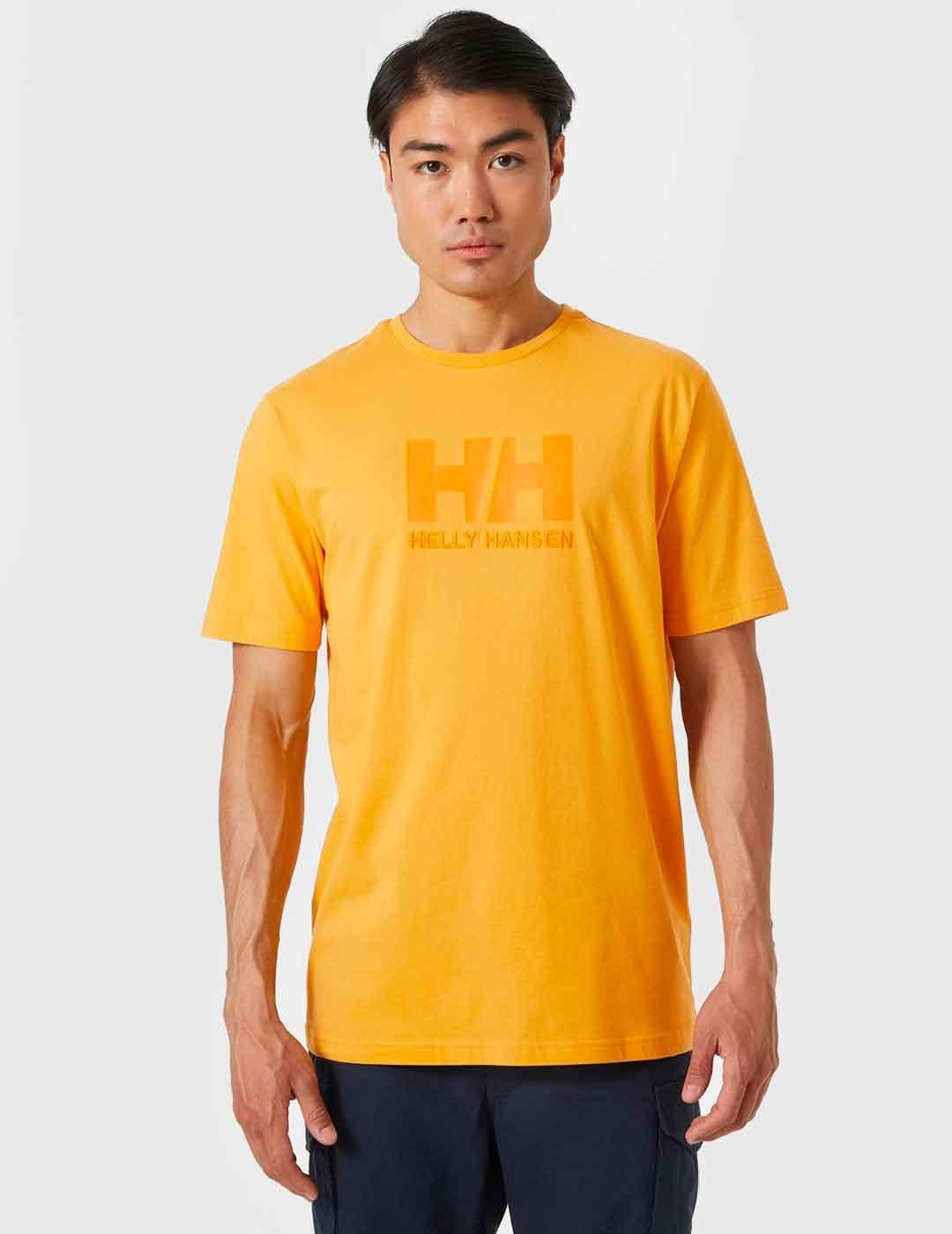 Camiseta Helly Hansen Logo amarilla para hombre