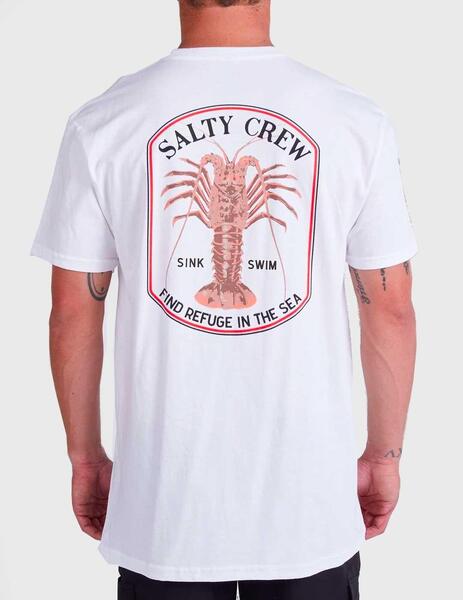 Camiseta Salty Crew Spiny Standard blanca para hombre