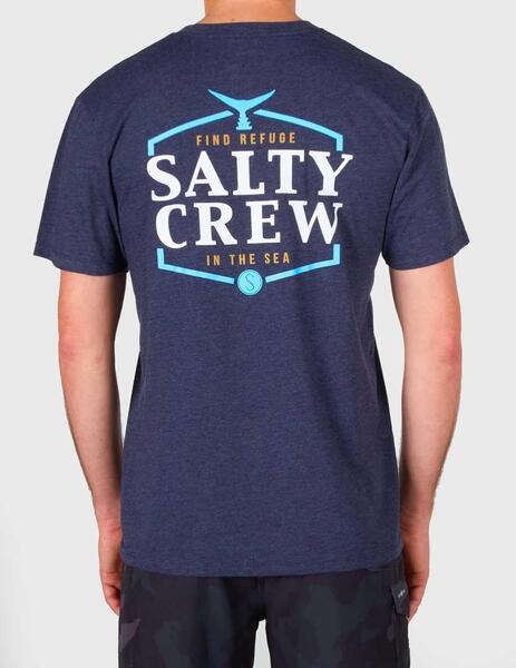 Camiseta Salty Crew Skipjack azul para hombre