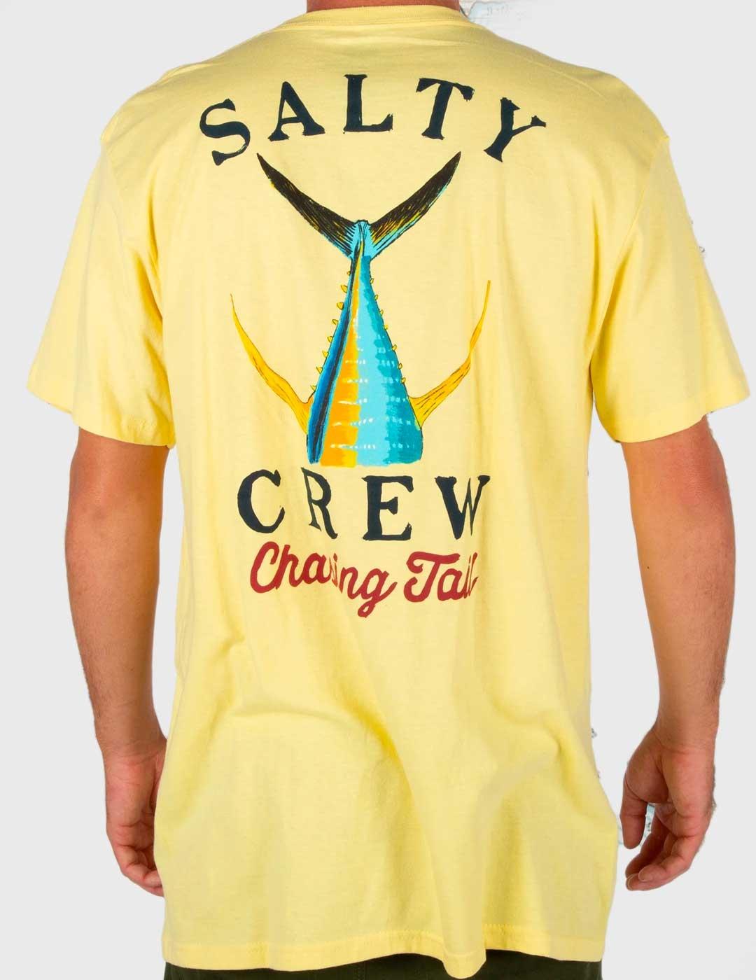 Camiseta Salty Crew Tailed amarilla para hombre