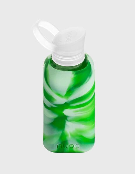 Botella NUOC de cristal 500 ml con funda de silicona