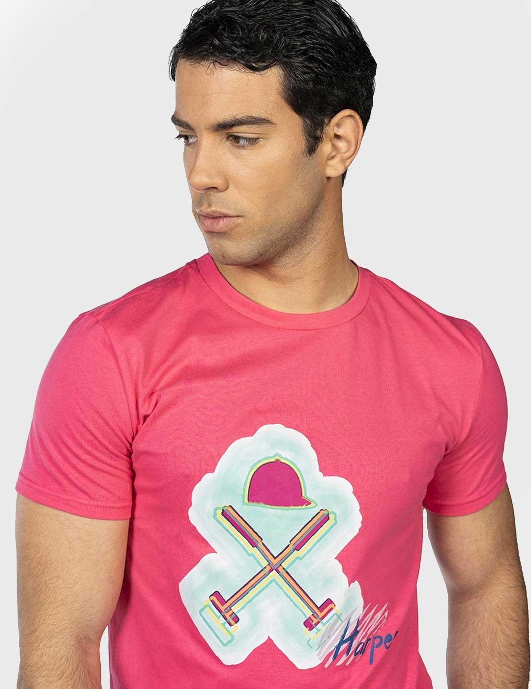 Camiseta Harper & Neyer Lances rosa para hombre