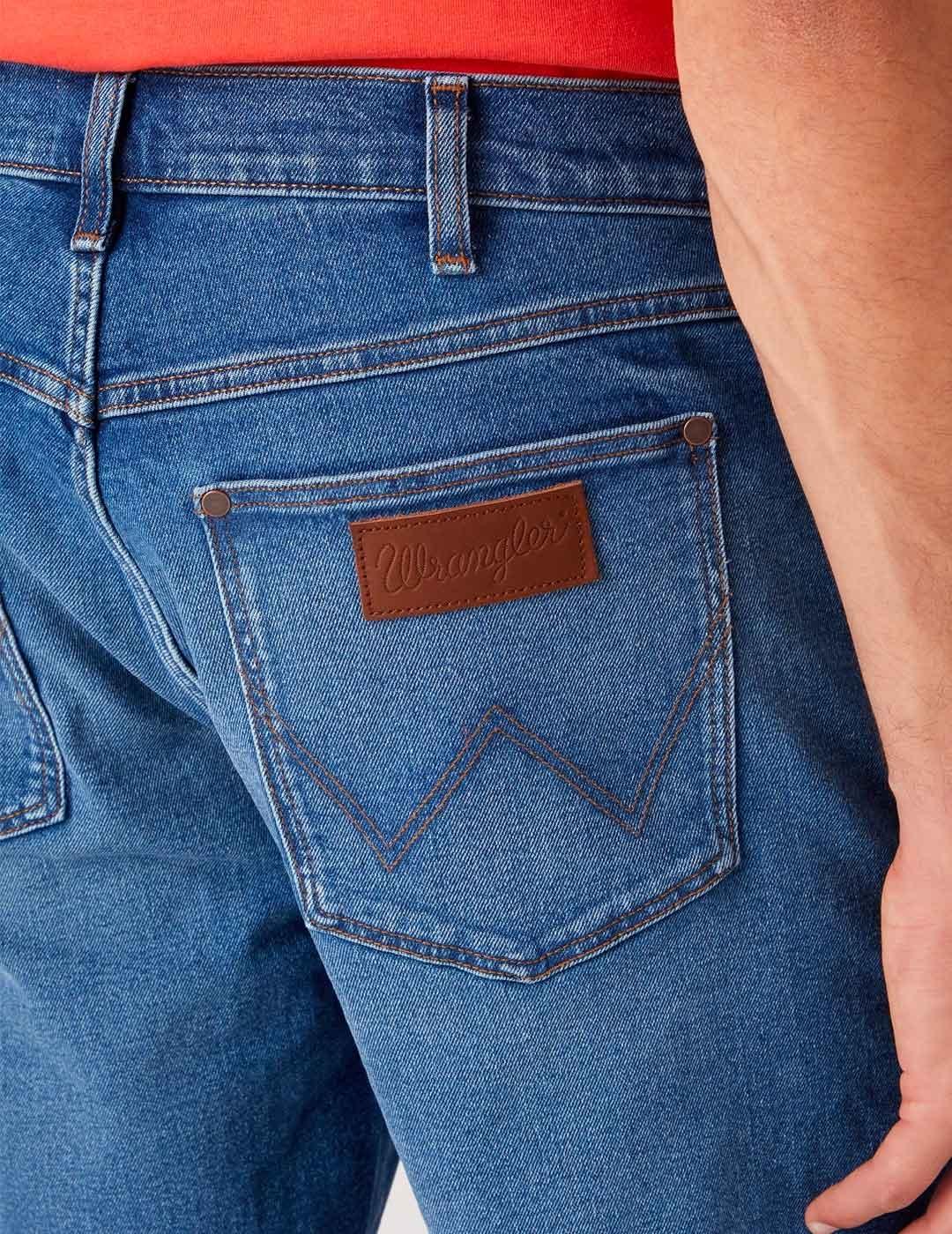 Pantalones cortos Wrangler Frontier azules para hombre