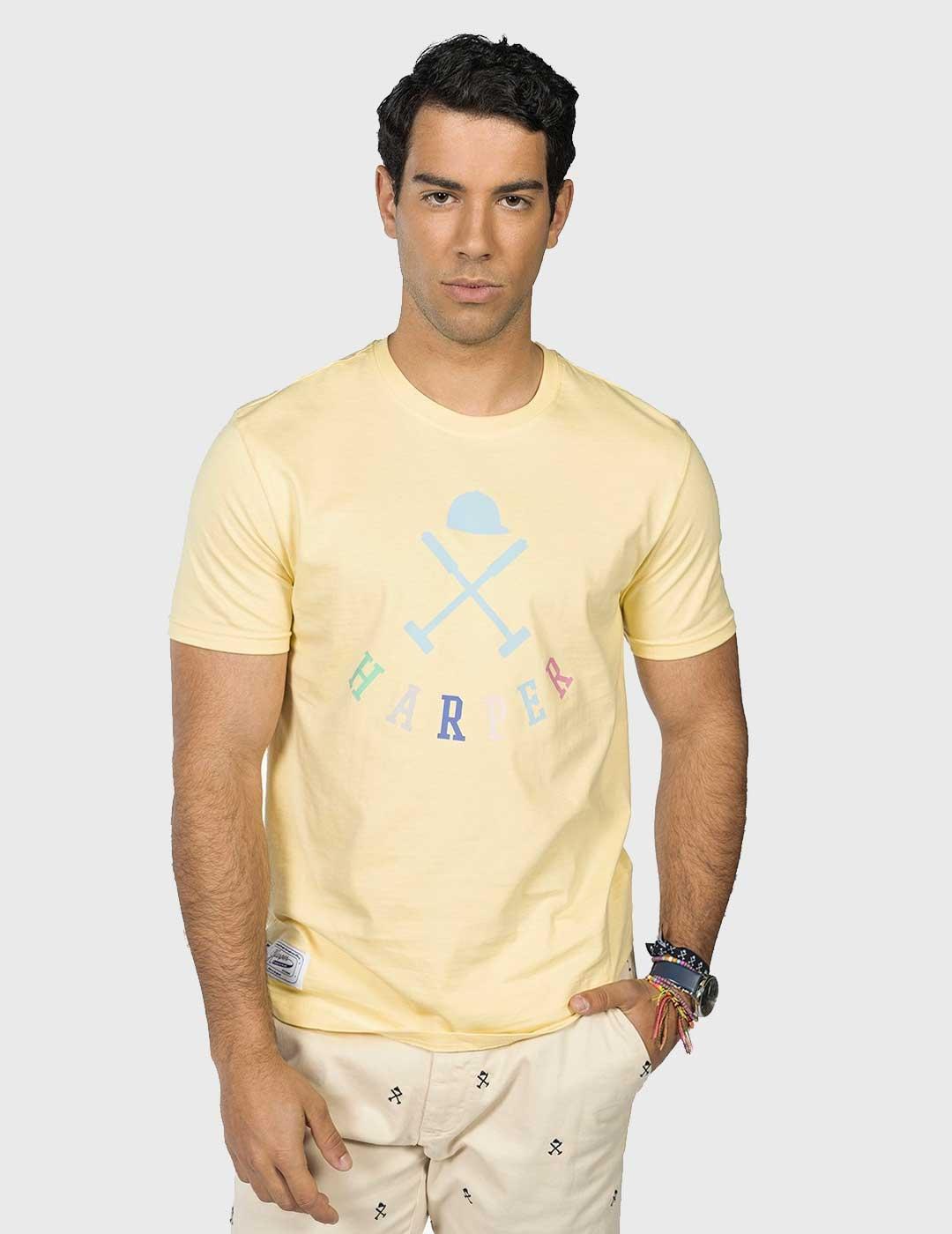 Camiseta Harper & Neyer Preppy amarilla para hombre