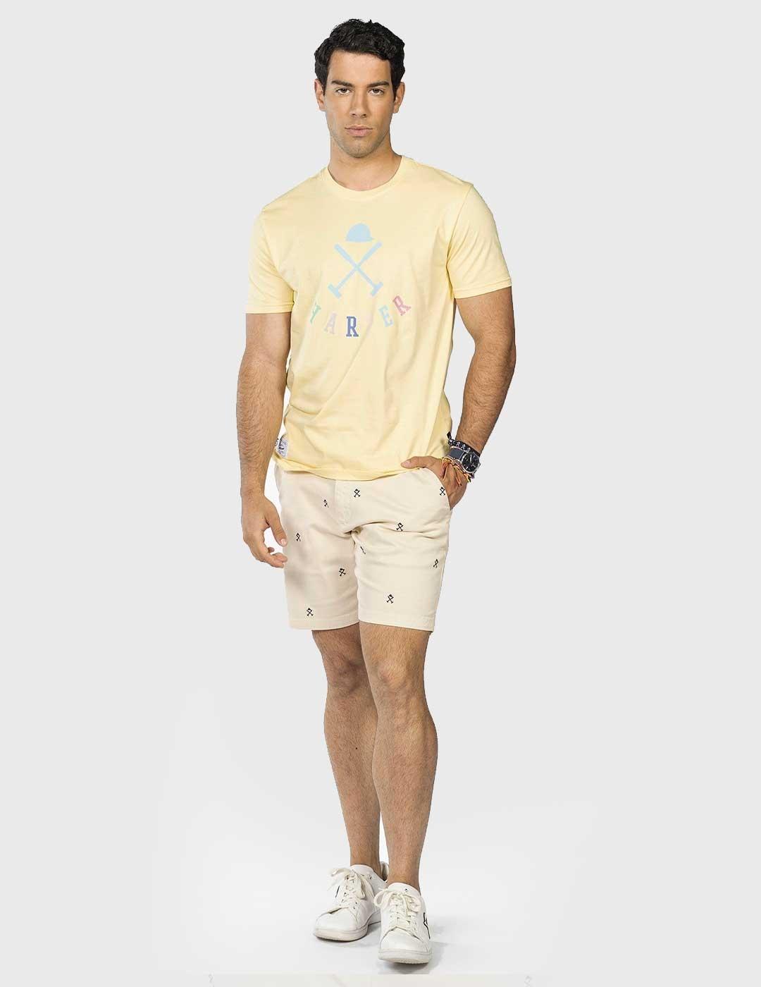 Camiseta Harper & Neyer Preppy amarilla para hombre