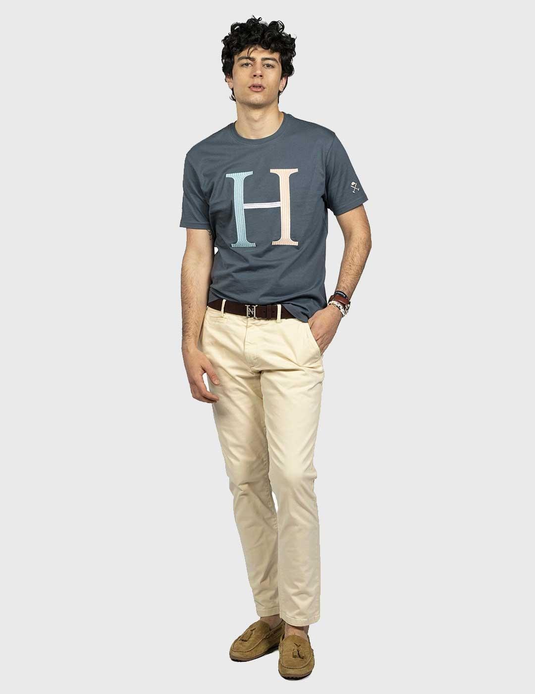 Camiseta Harper & Neyer Royal Ocean azul para hombre