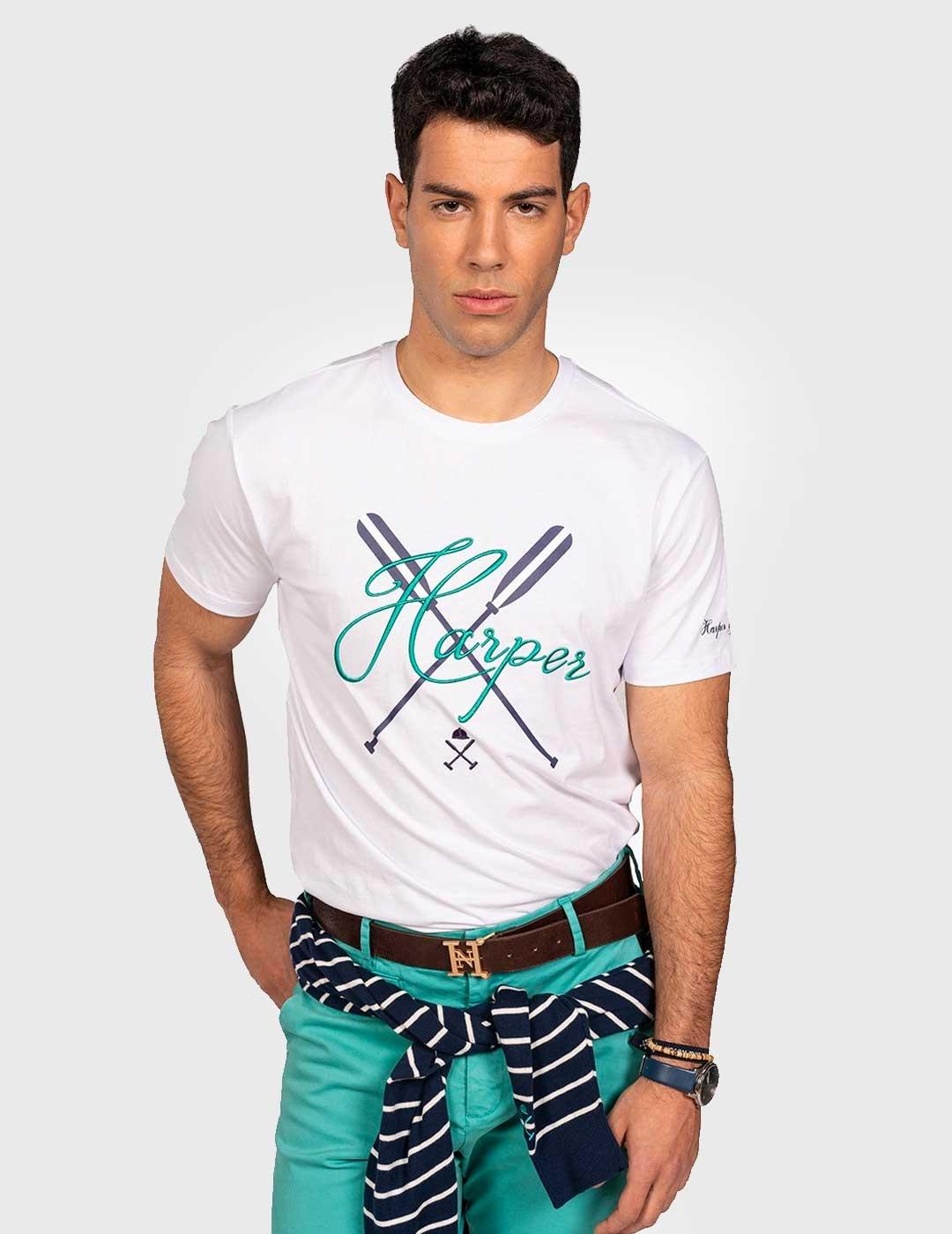 Camiseta Harper & Neyer Saint Paul blanca para hombre