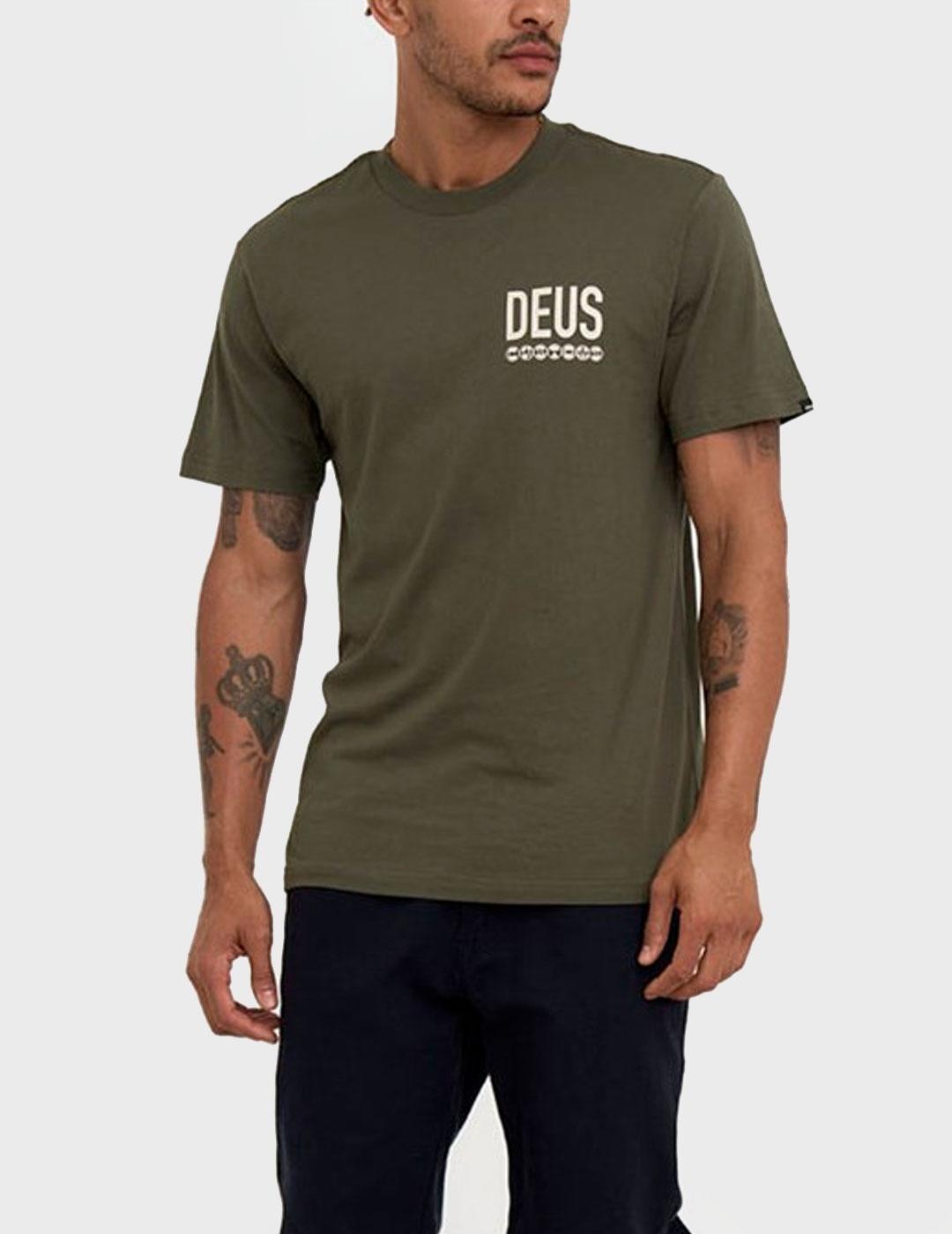 Camiseta Deus Ex Machina Inline Clover verde para hombre