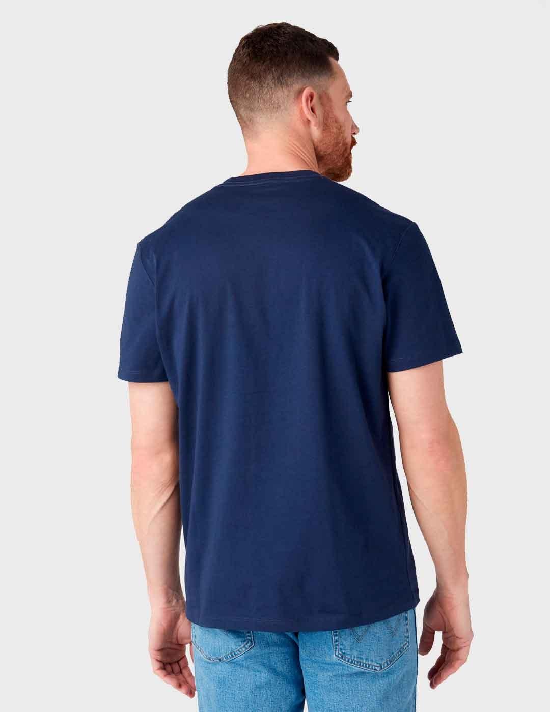 Camiseta Wrangler Tee azul para hombre
