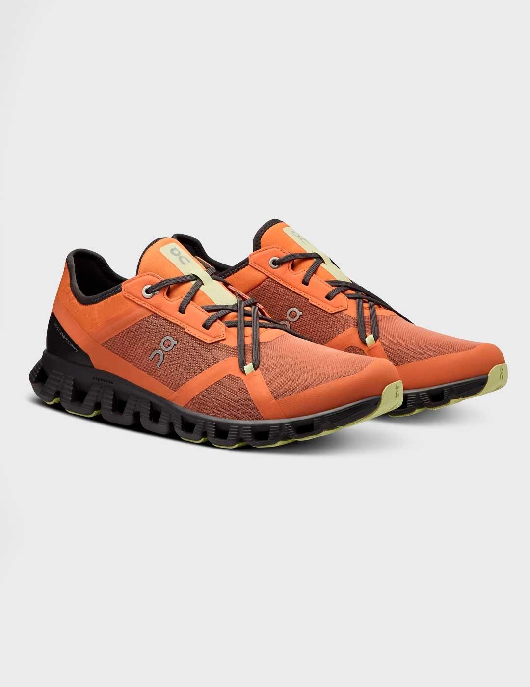 Zapatillas On Running Cloud X 3 Ad naranjas para hombre