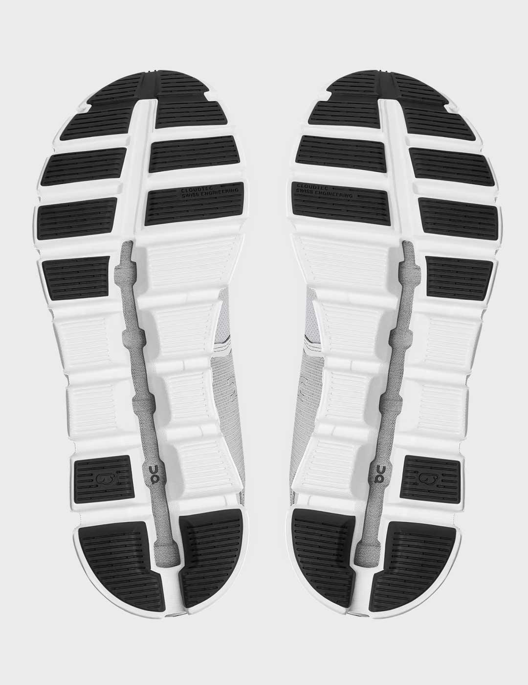 Zapatillas On Running Cloud 5 Waterproof grises para mujer