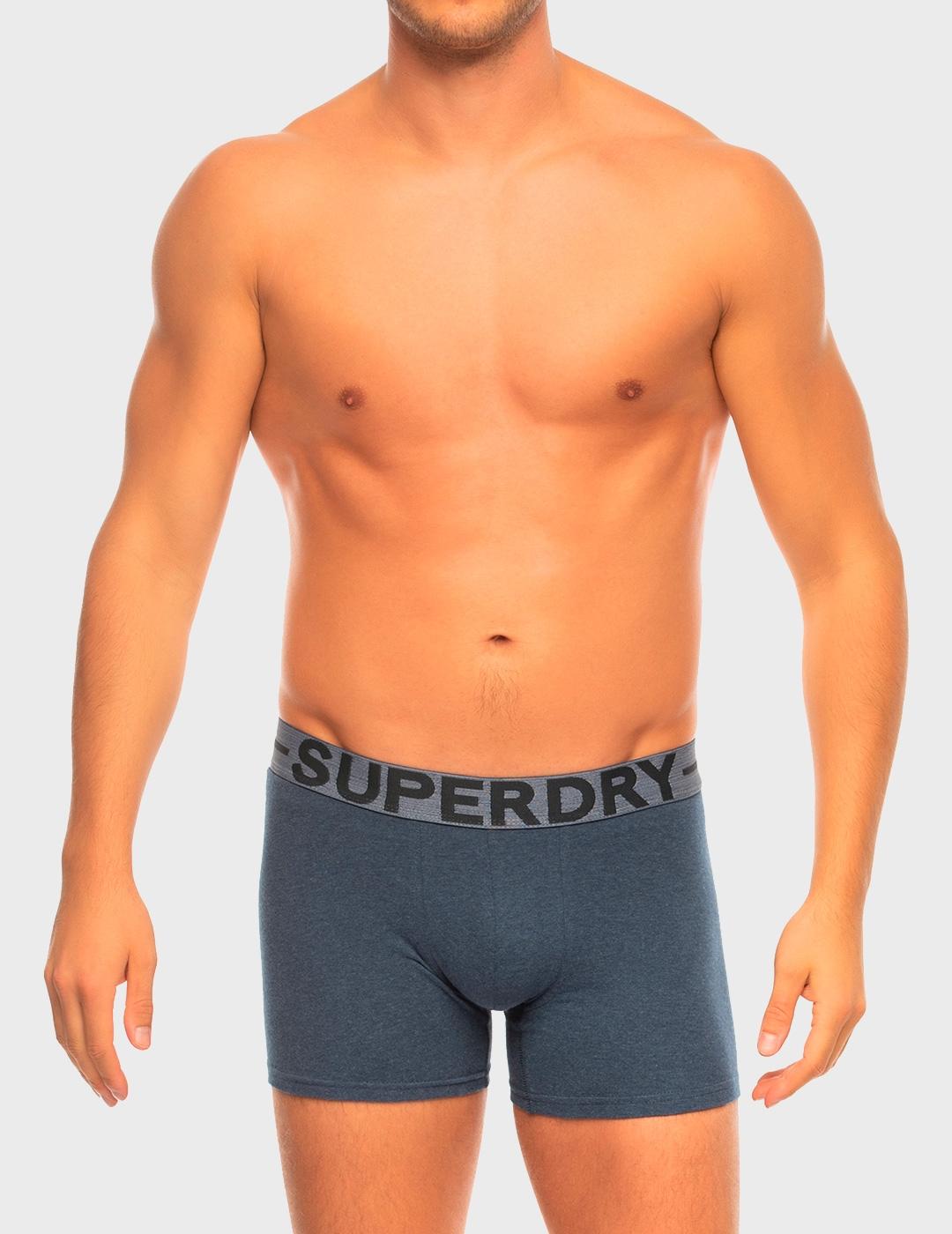 Pack 3 Calzoncillos Superdry Boxer Triple multicolor