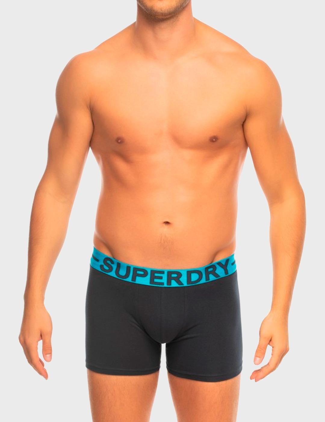 Pack 3 Calzoncillos Superdry Boxer Triple multicolor