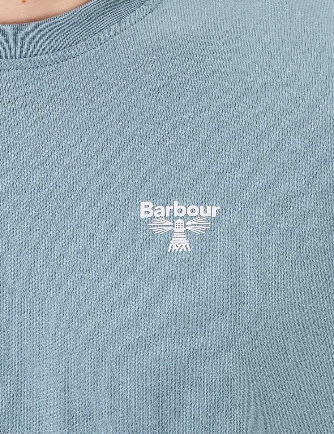 Camiseta Barbour Brathay azul para hombre