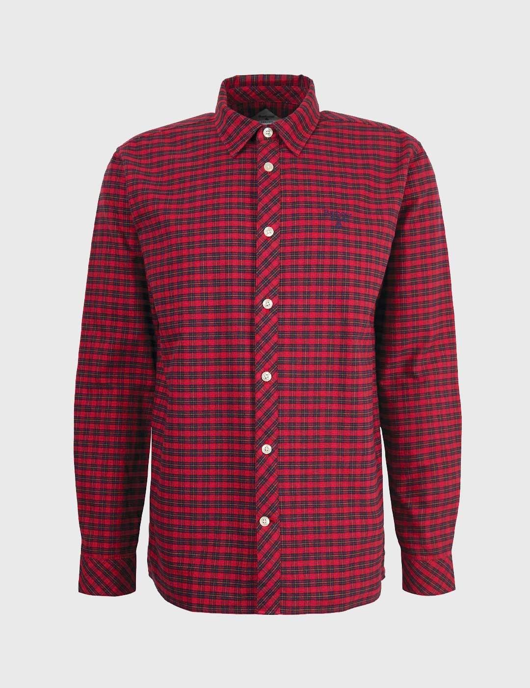 Camisa Barbour Emmerson Shirt roja para hombre