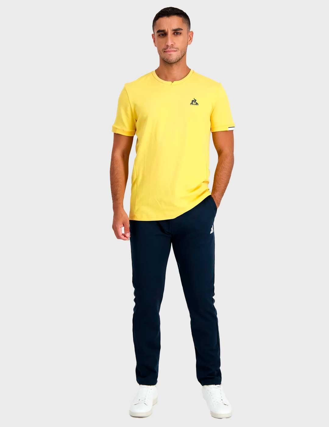 Camiseta Le Coq Sportif Terre Battue 83 amarilla para hombre
