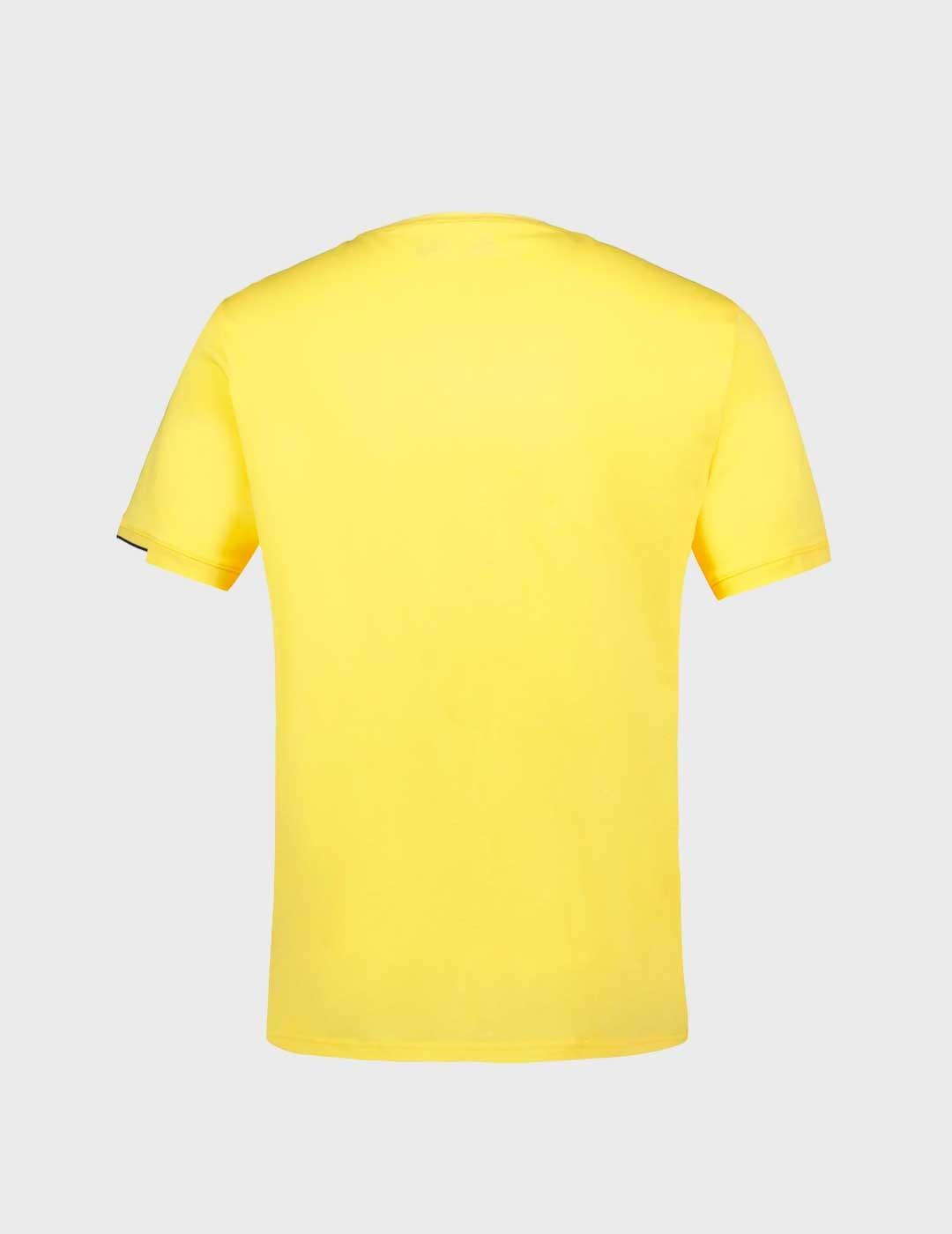 Camiseta Le Coq Sportif Terre Battue 83 amarilla para hombre