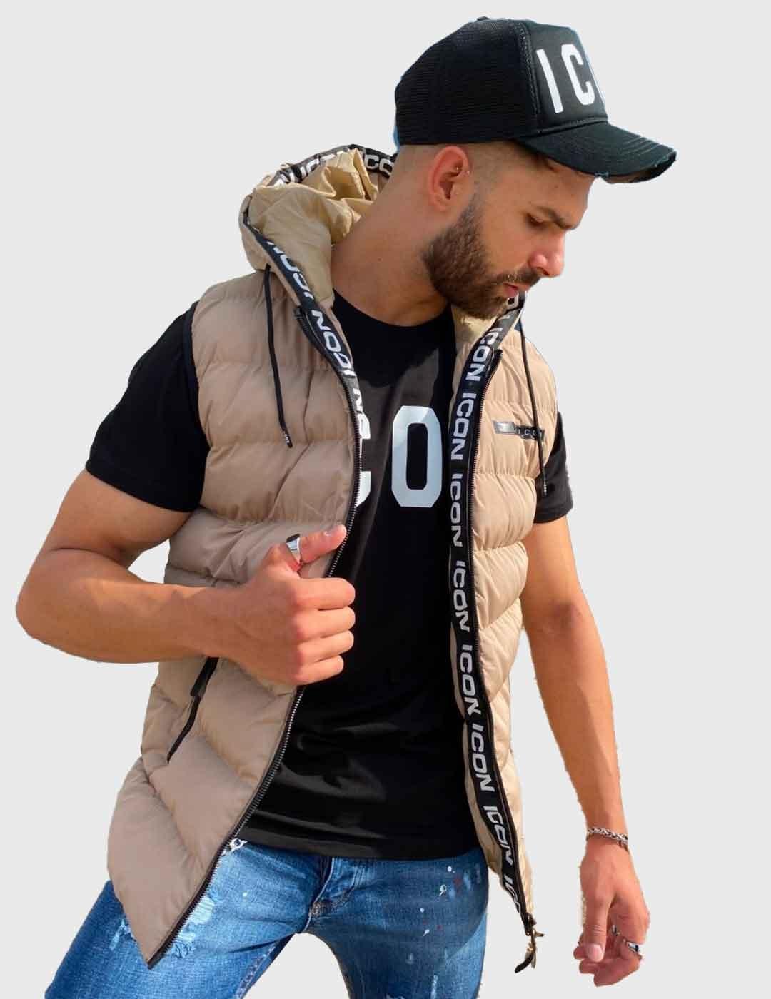 Chaleco OVDS ICON beige para hombre