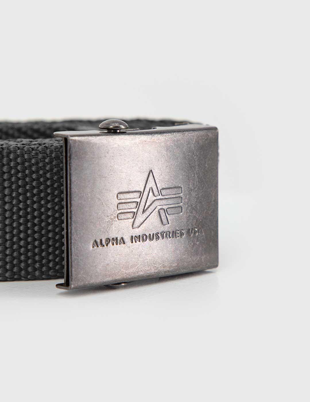 Cinturón Alpha Industries Heavy Duty Belt gris unisex