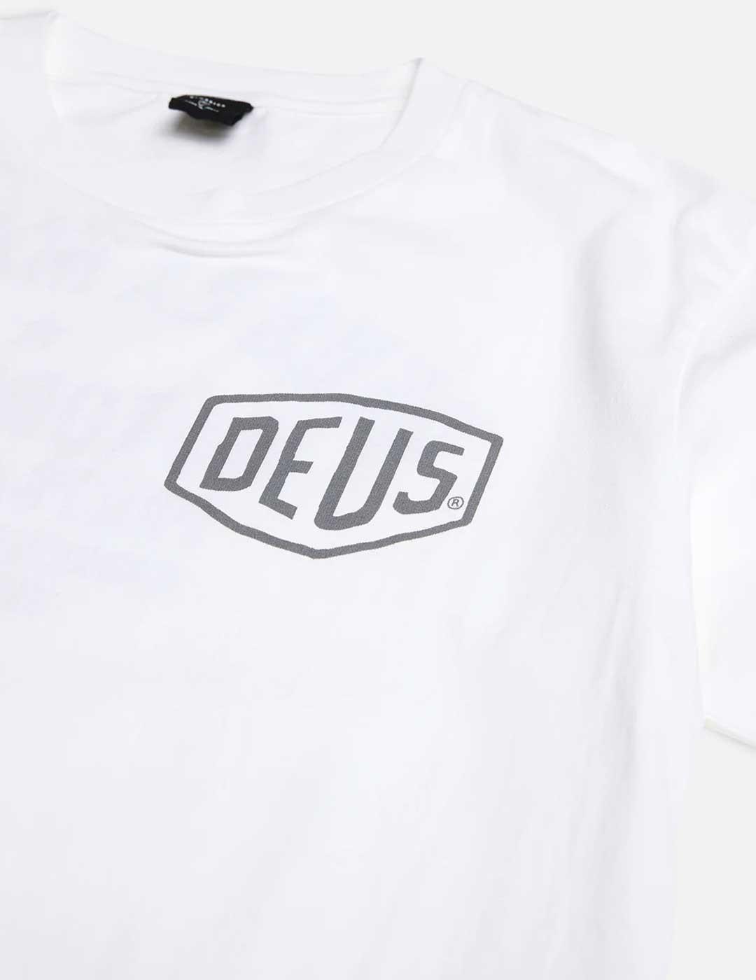 Camiseta Deus Ex Machina Ibiza Address blanca para hombre
