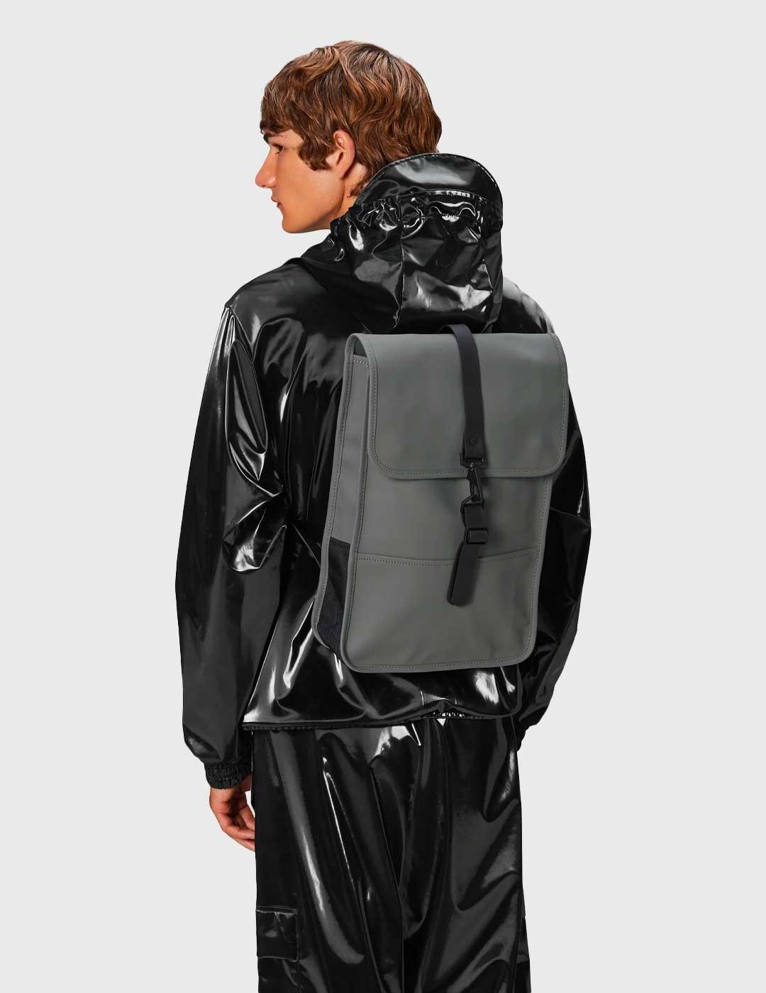 Mochila Rains Backpack Mini gris para hombre y mujer