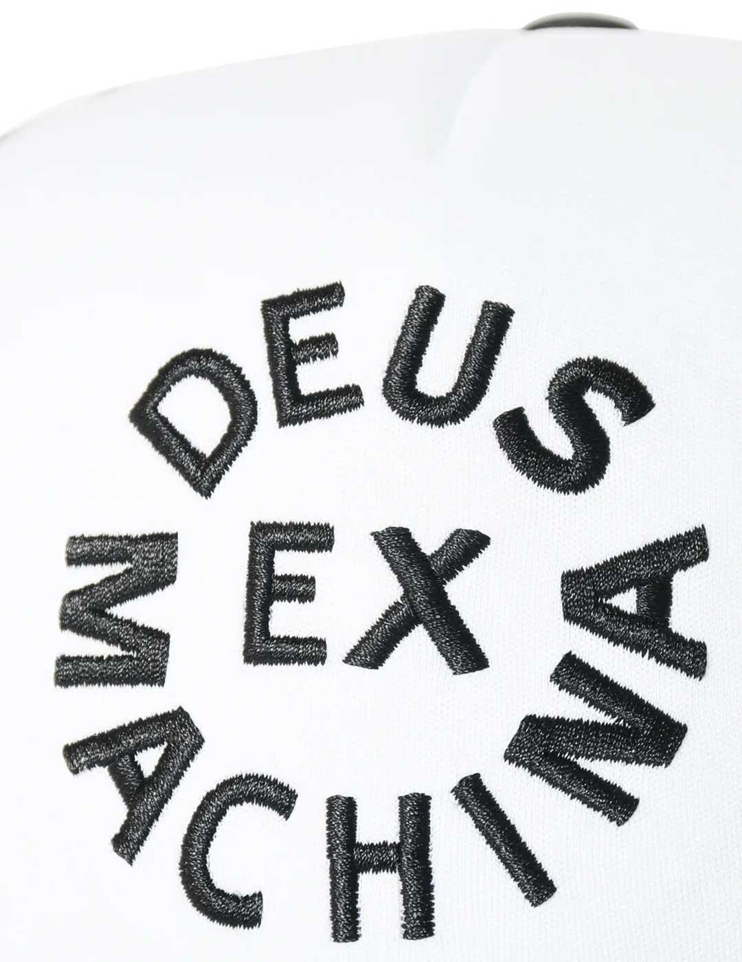 Gorra Deus Circle Logo negra para hombre