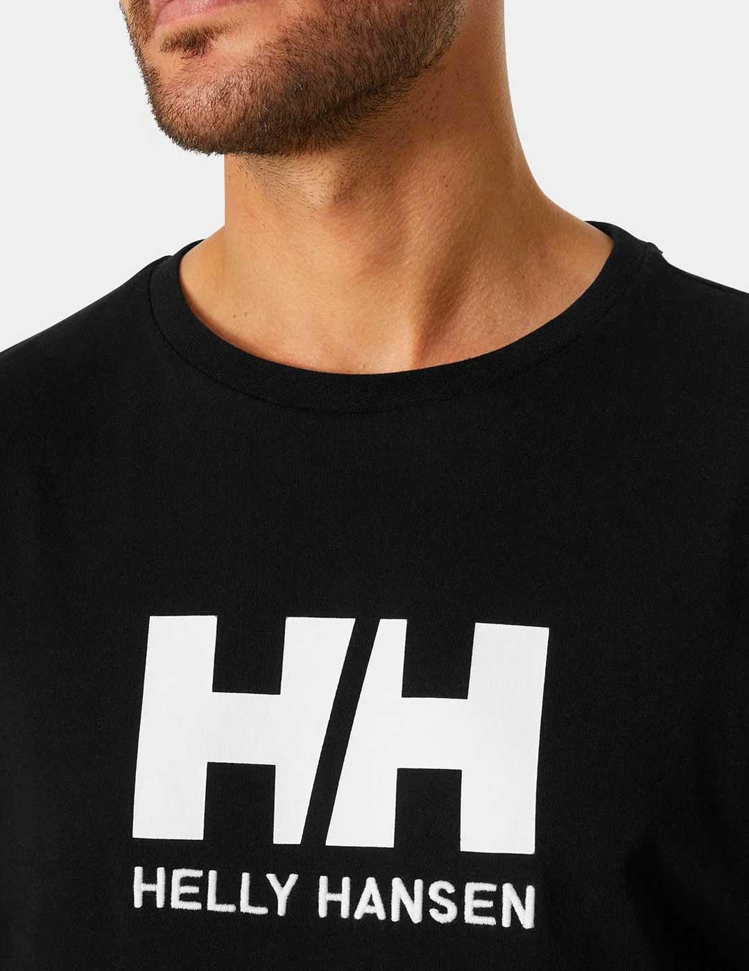 Camiseta Helly Hansen Logo T-Shirt negra para hombre