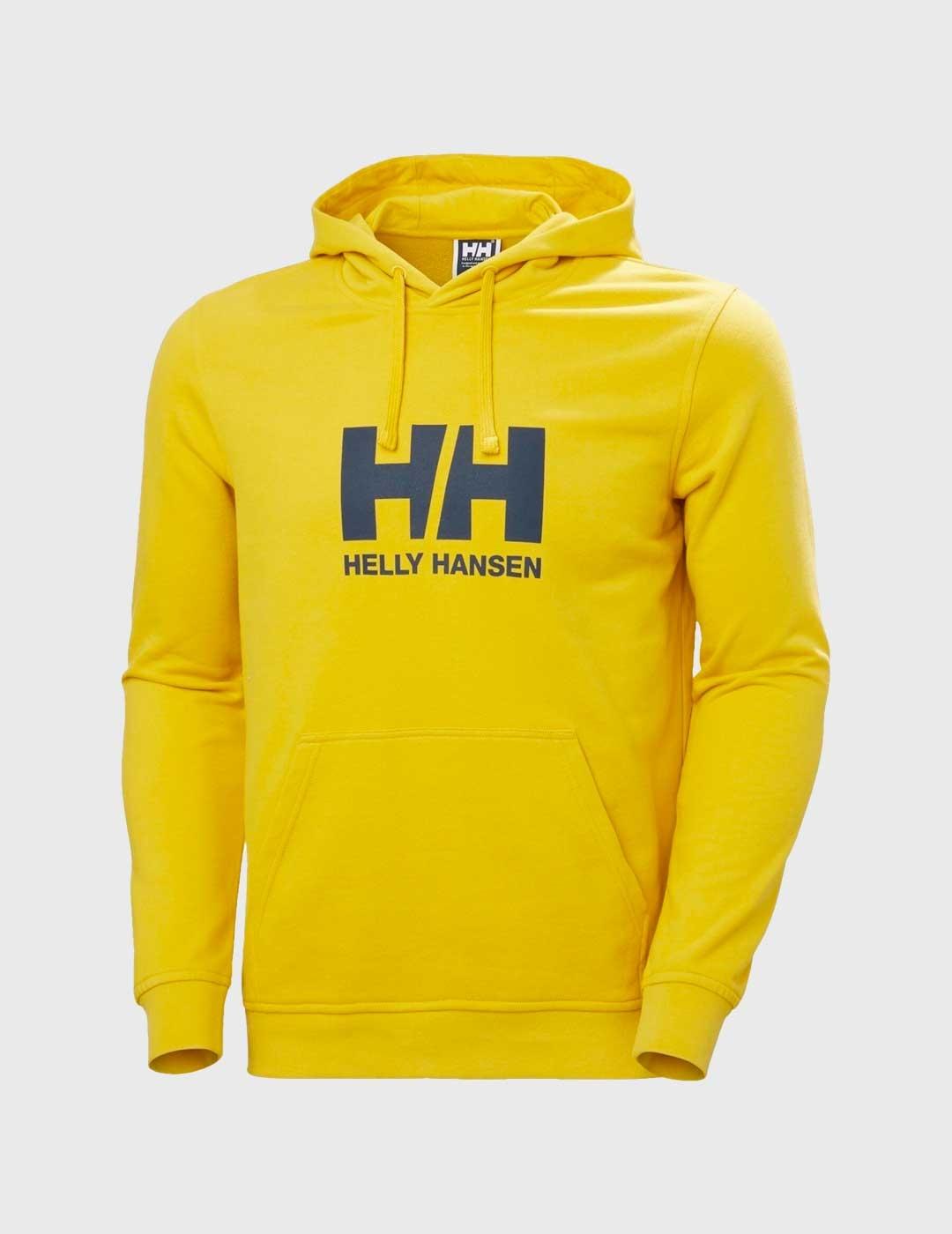 Sudadera Helly Hansen Logo Hoodie amarilla para hombre