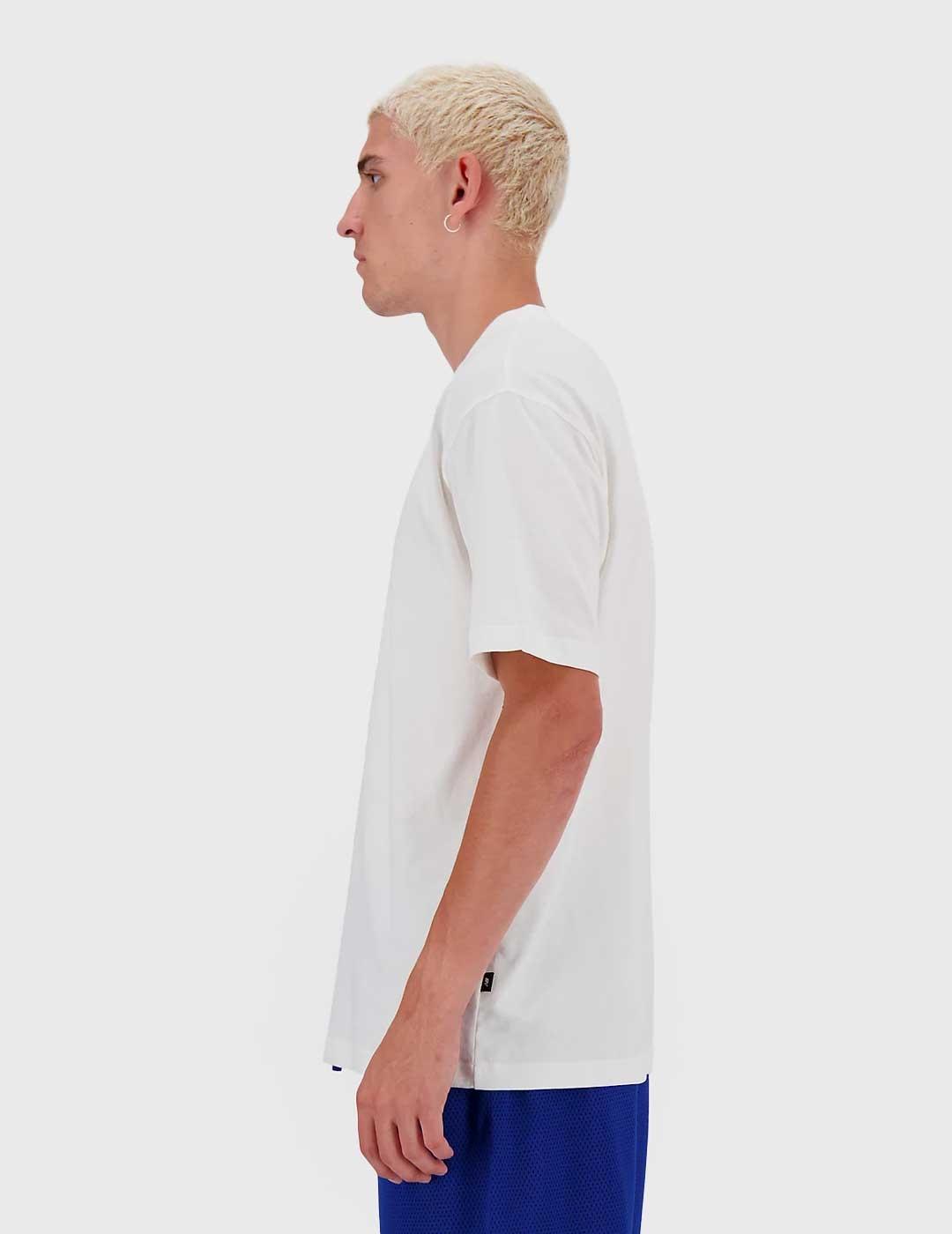 Camiseta New Balance Athletics Baseball blanca para hombre