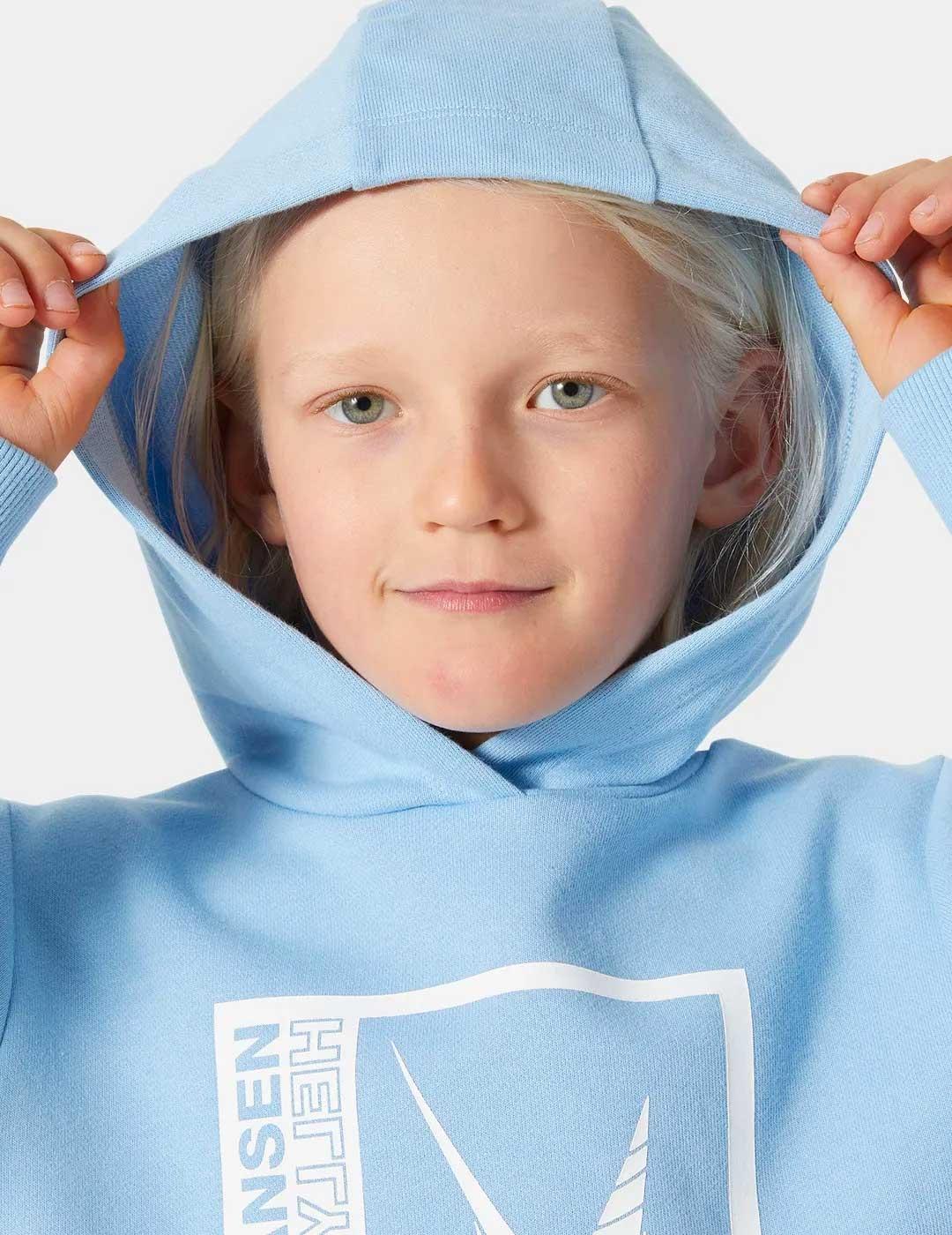 Sudadera Helly Hansen Port Hoodie azul para niño y niña