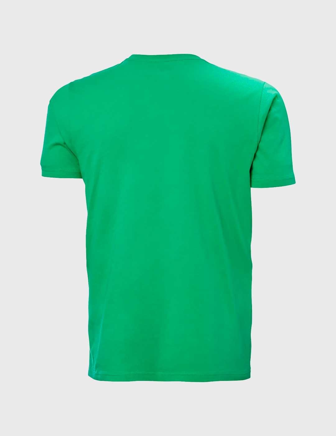 Camiseta Helly Hansen HH Logo verde para hombre