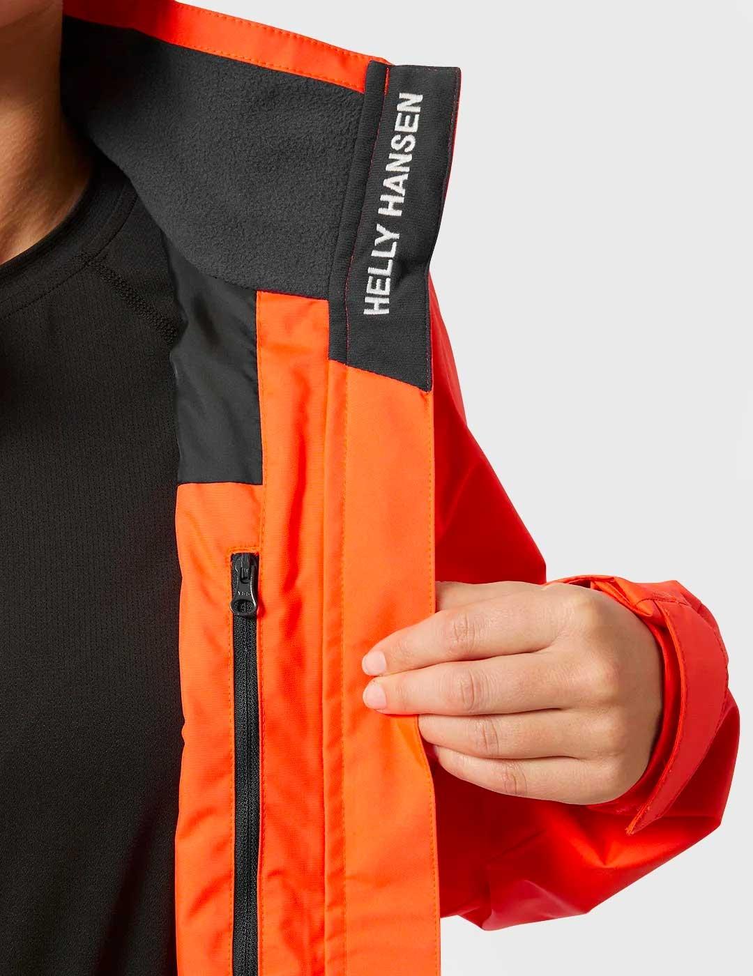 Chaqueta Helly Hansen Crew Jacket naranja para mujer