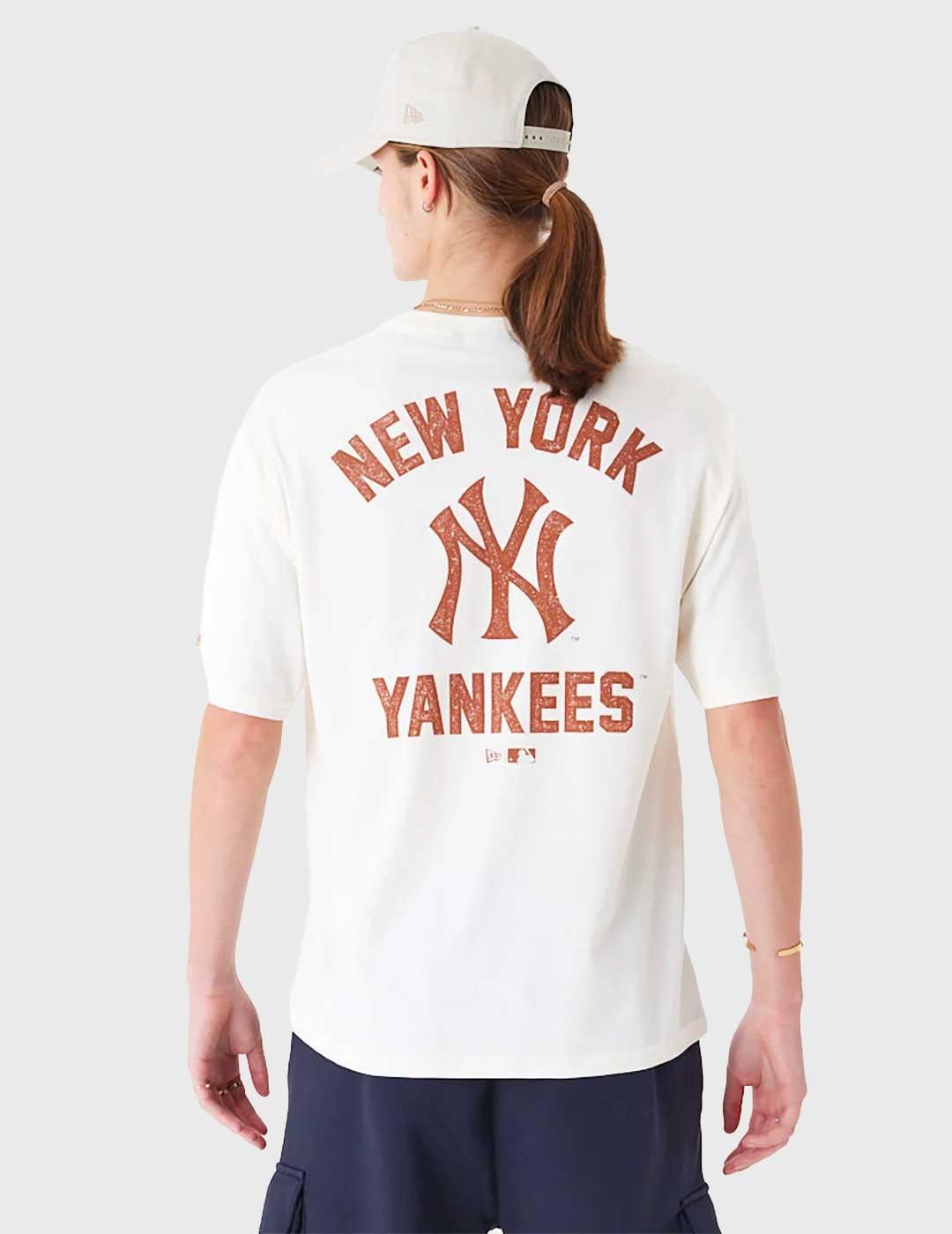 Camiseta New Era MLB Wordmark beige unisex