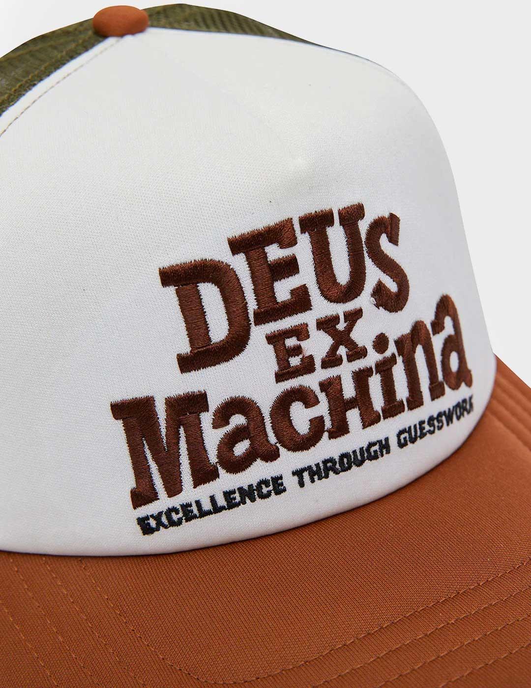 Gorra Deus Ex Machina Guesswork Trucker marróon unisex