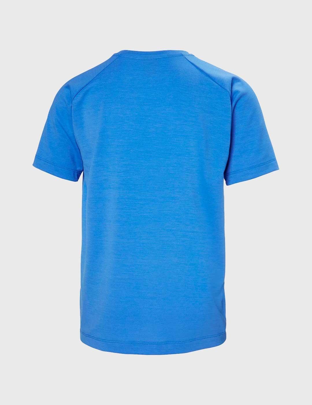 Camiseta Helly Hansen Port azul para niño y niña