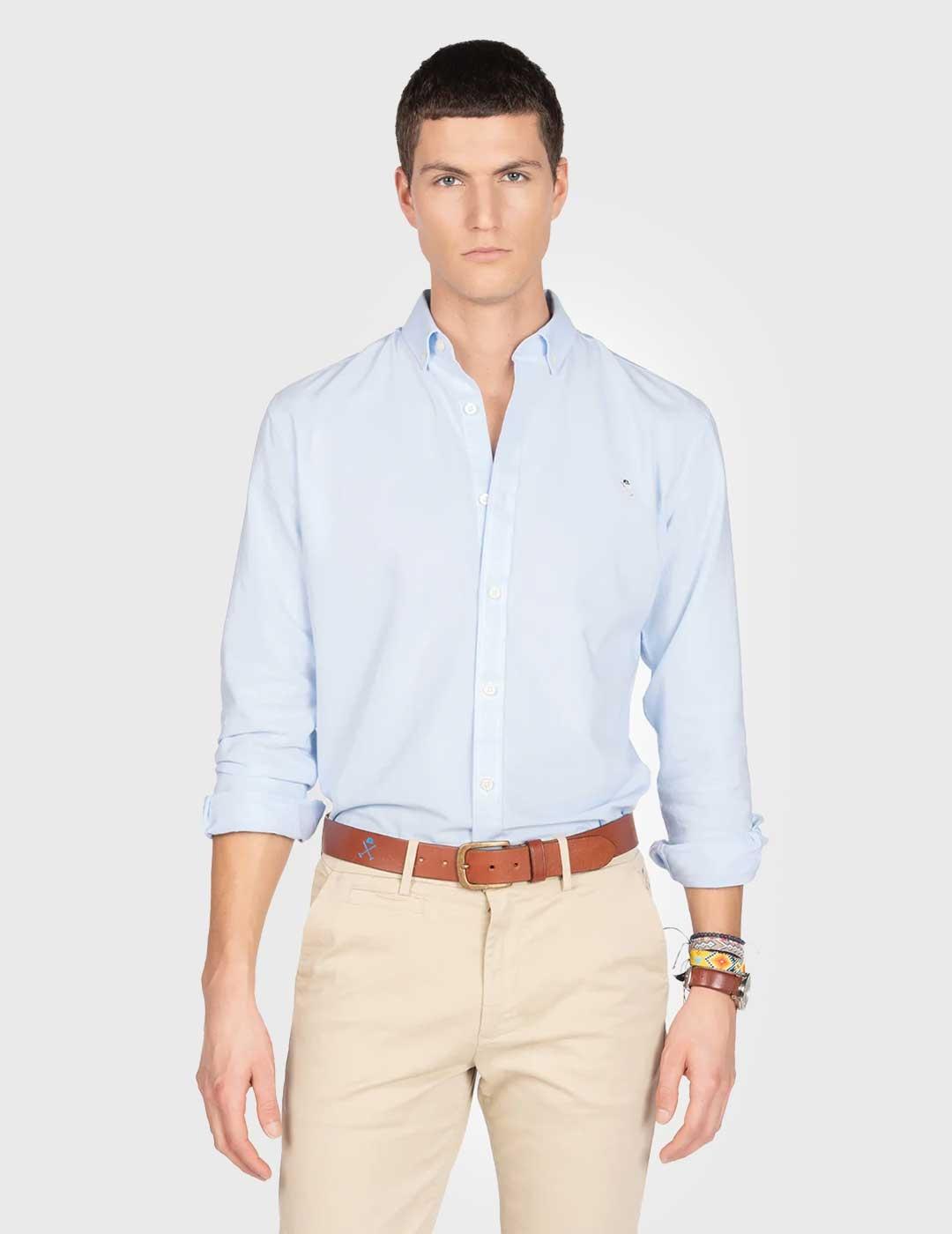Harper & Neyer Camisa Trentino azul para hombre