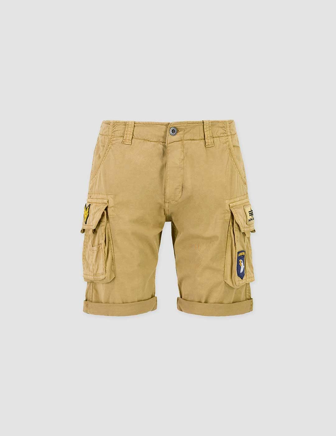 Alpha Industries Crew Short Patch Pantalón corto beige