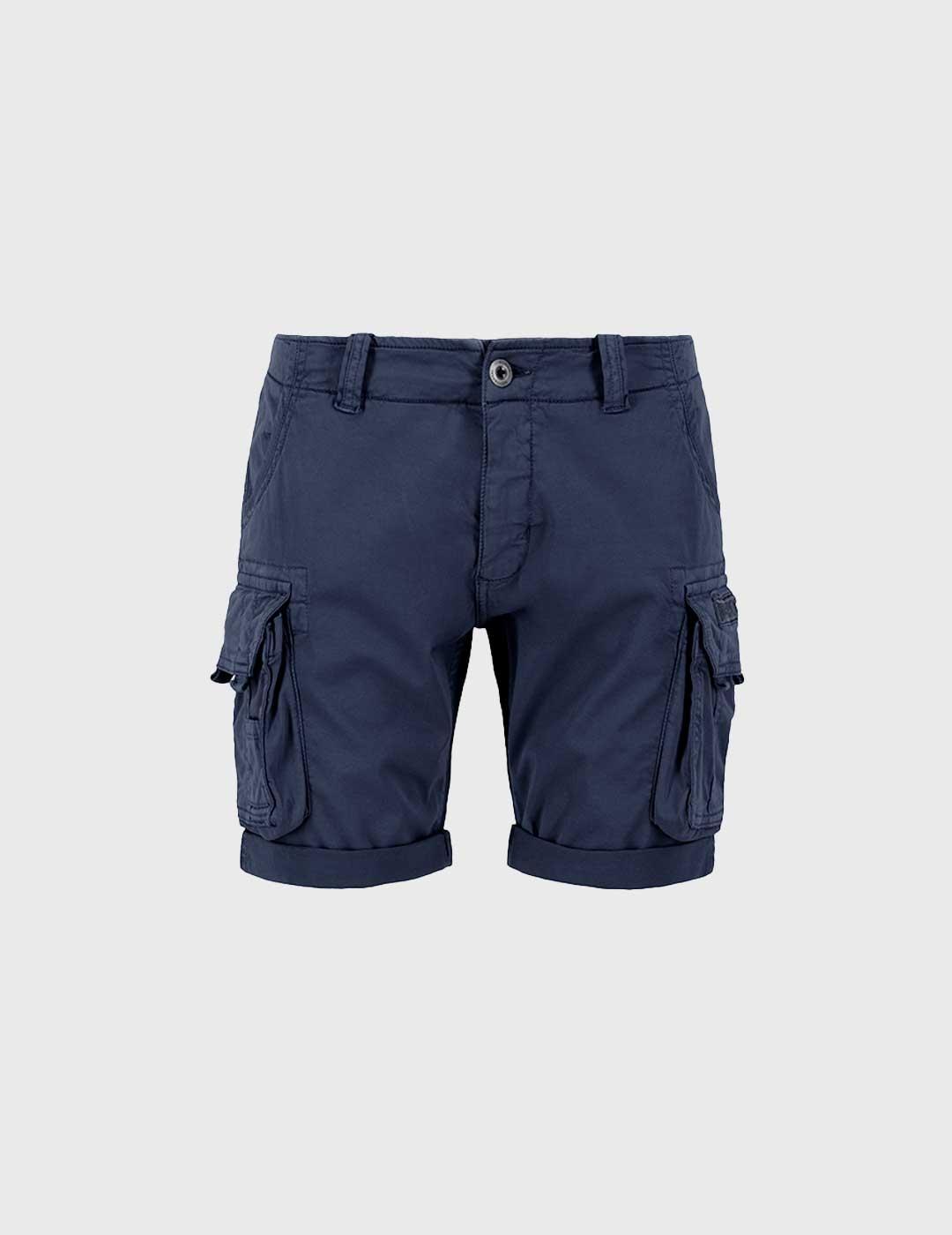 Alpha Industries Crew Short Pantalón corto azul para hombre