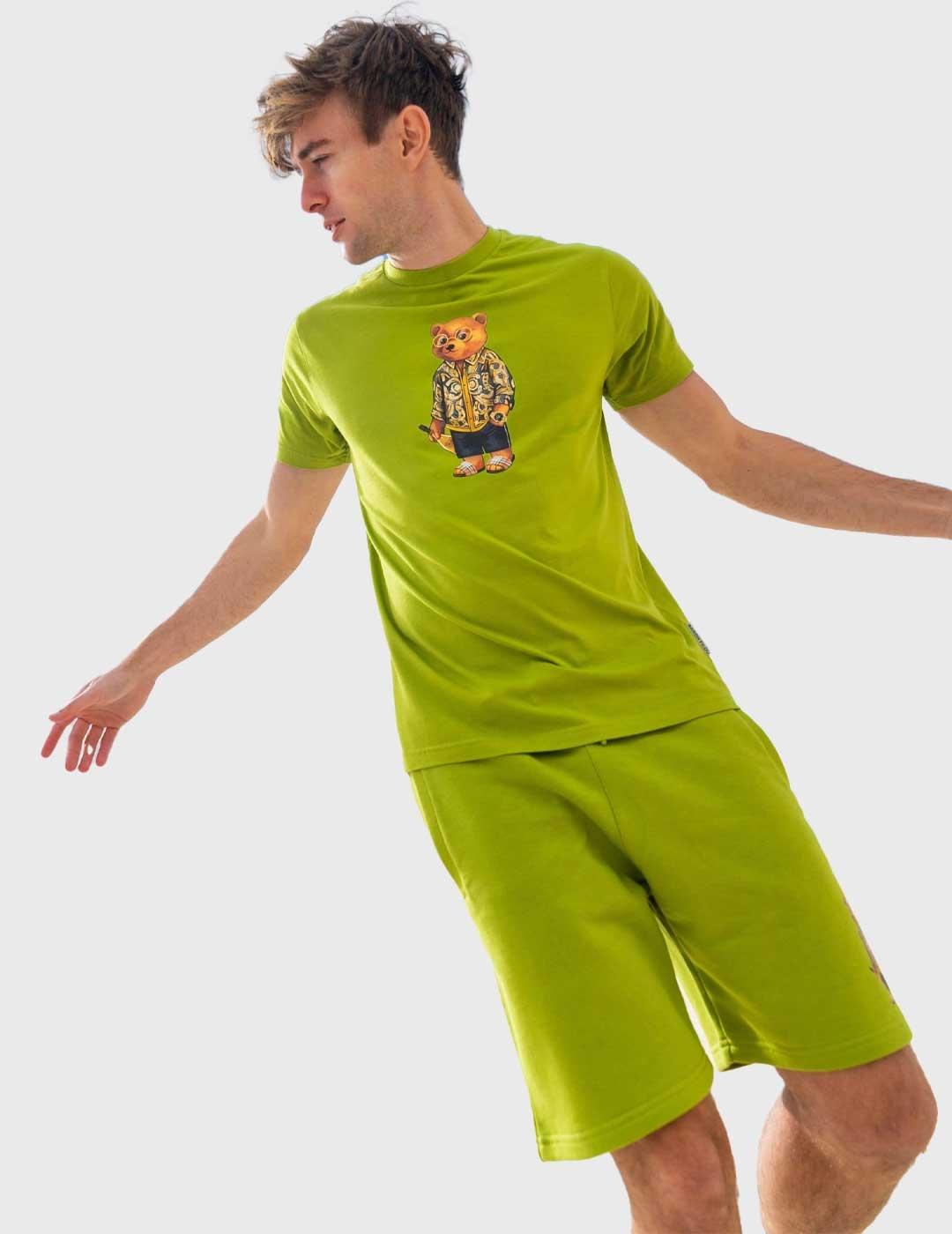 Baron Filou T- Shirt Filou LXXXI Camiseta verde de hombre