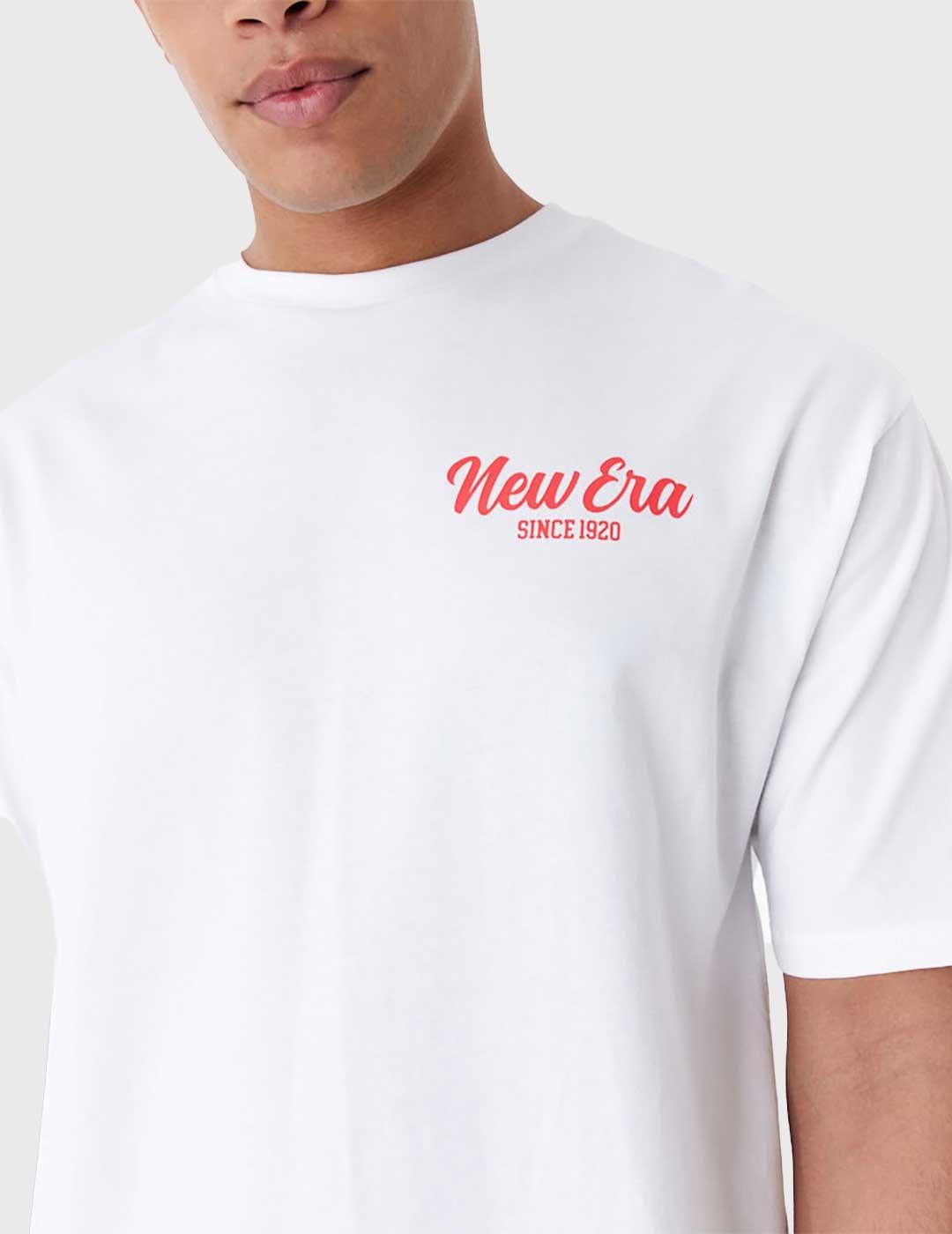 New Era Cactus Graphic Camiseta blanca unisex