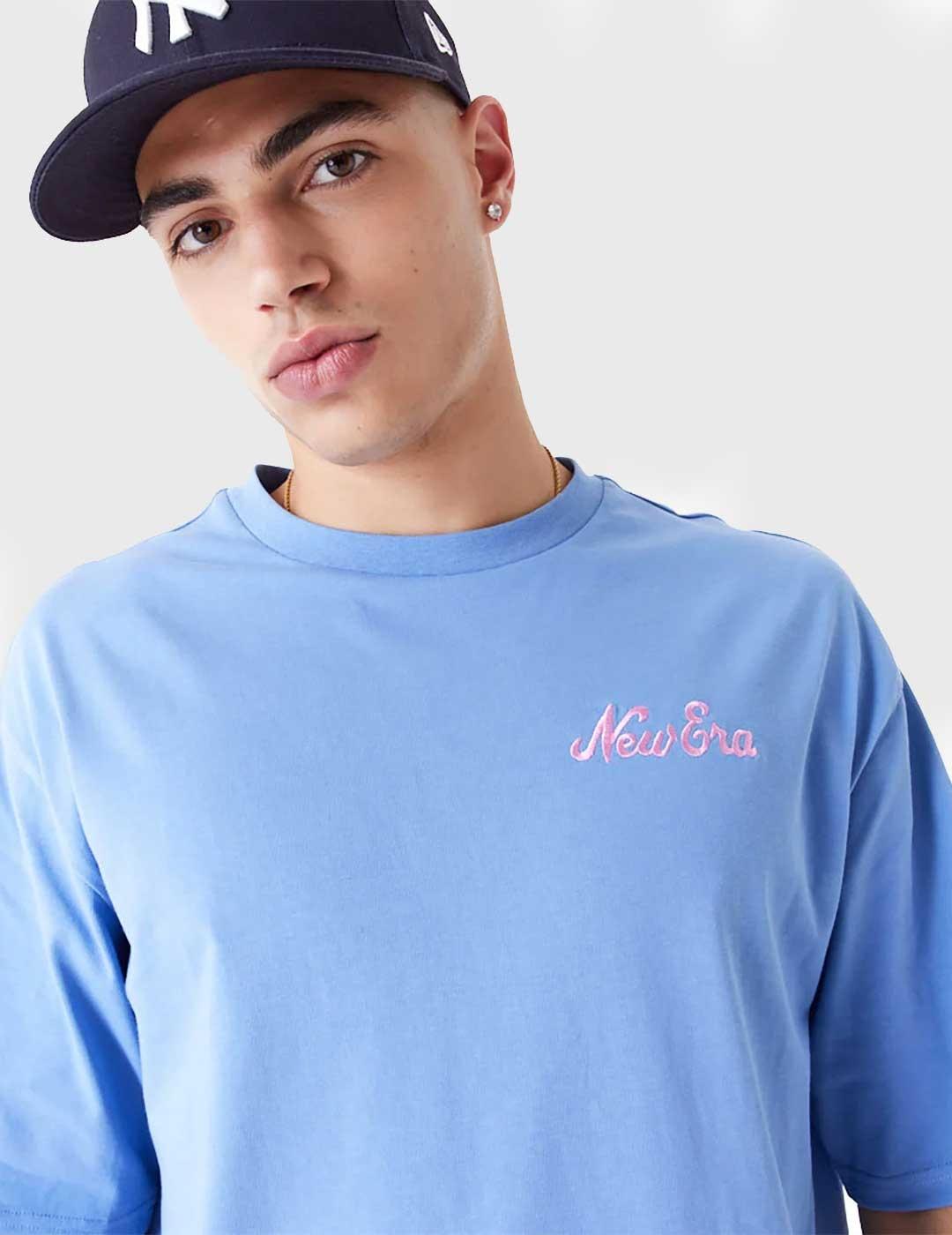 New Era Food Graphic Camiseta azul unisex