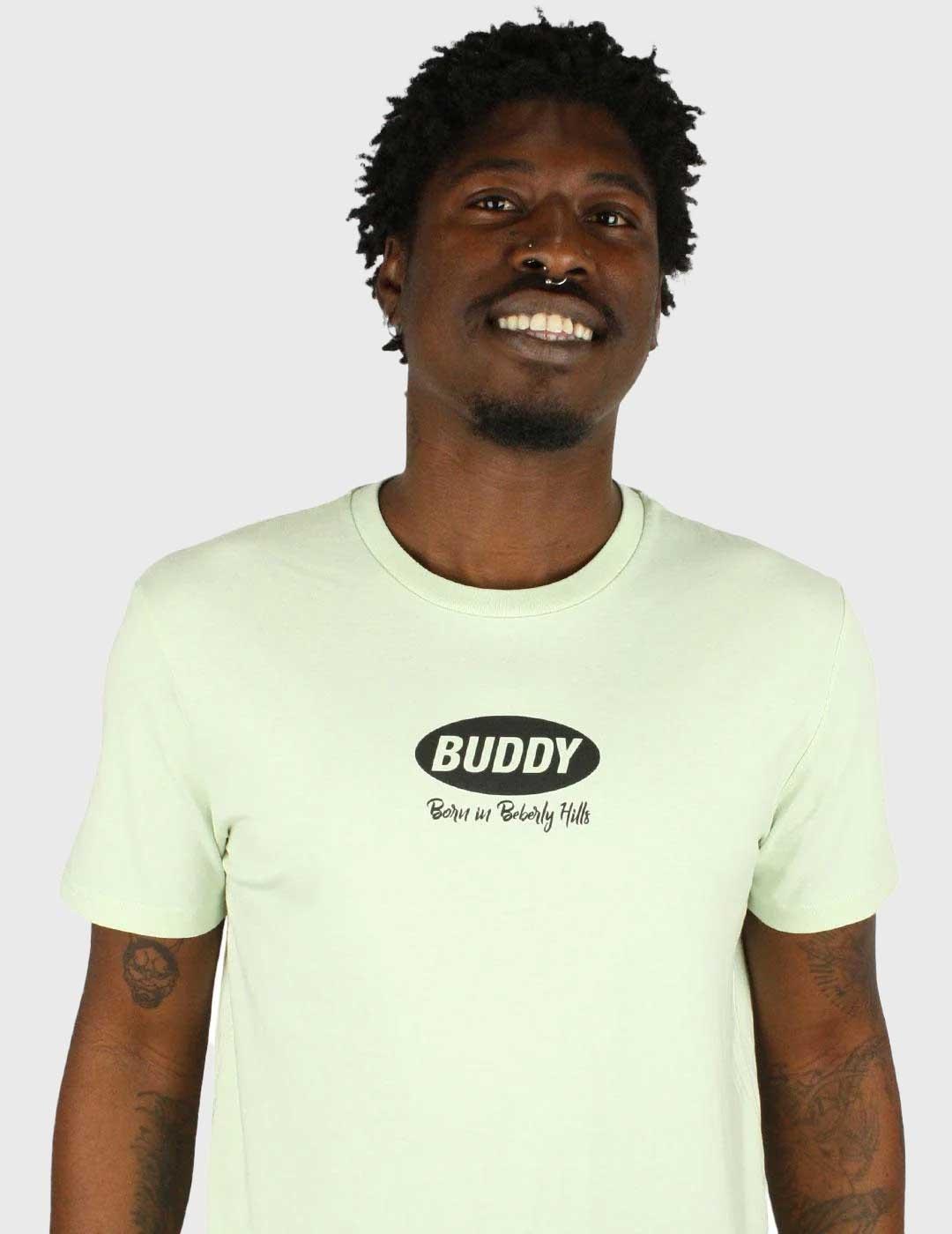 Buddy Beverly Hills Camiseta verde lima para hombre